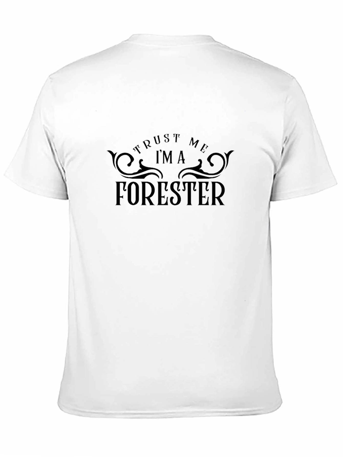 Black Trust Me I'm A Forester Tee view 11