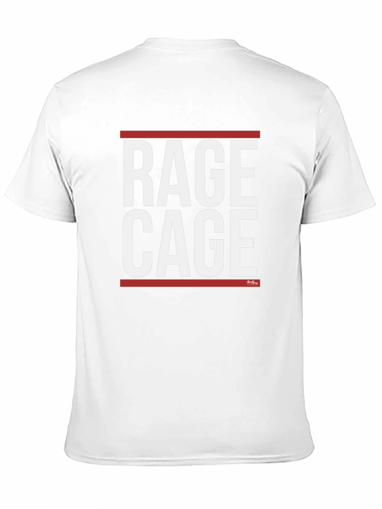 Black Rage Cage Graphic Tee - Bold Statement T-Shirt view 11