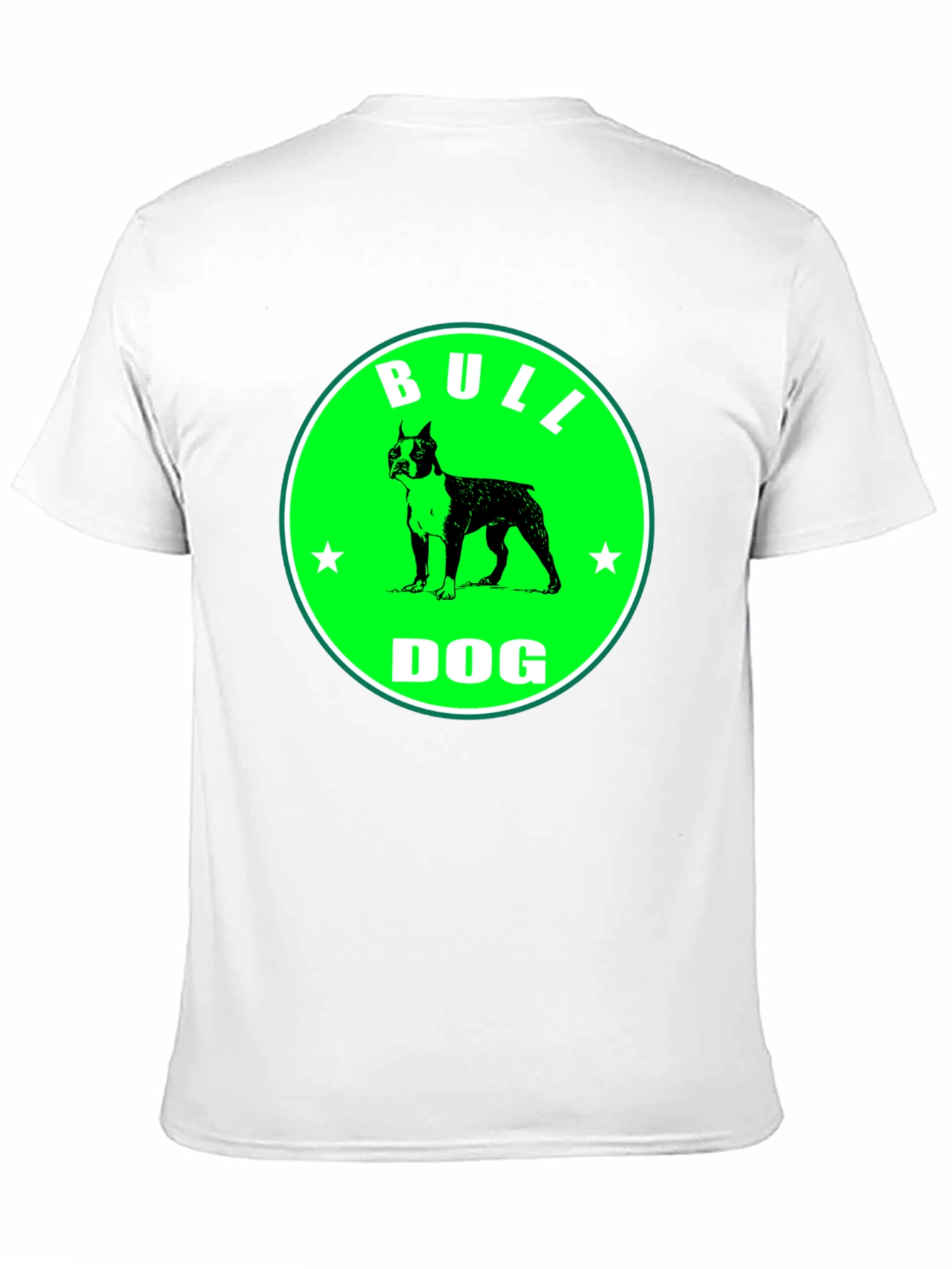 Black Bulldog Graphic Tee - Black Cotton T-Shirt view 11