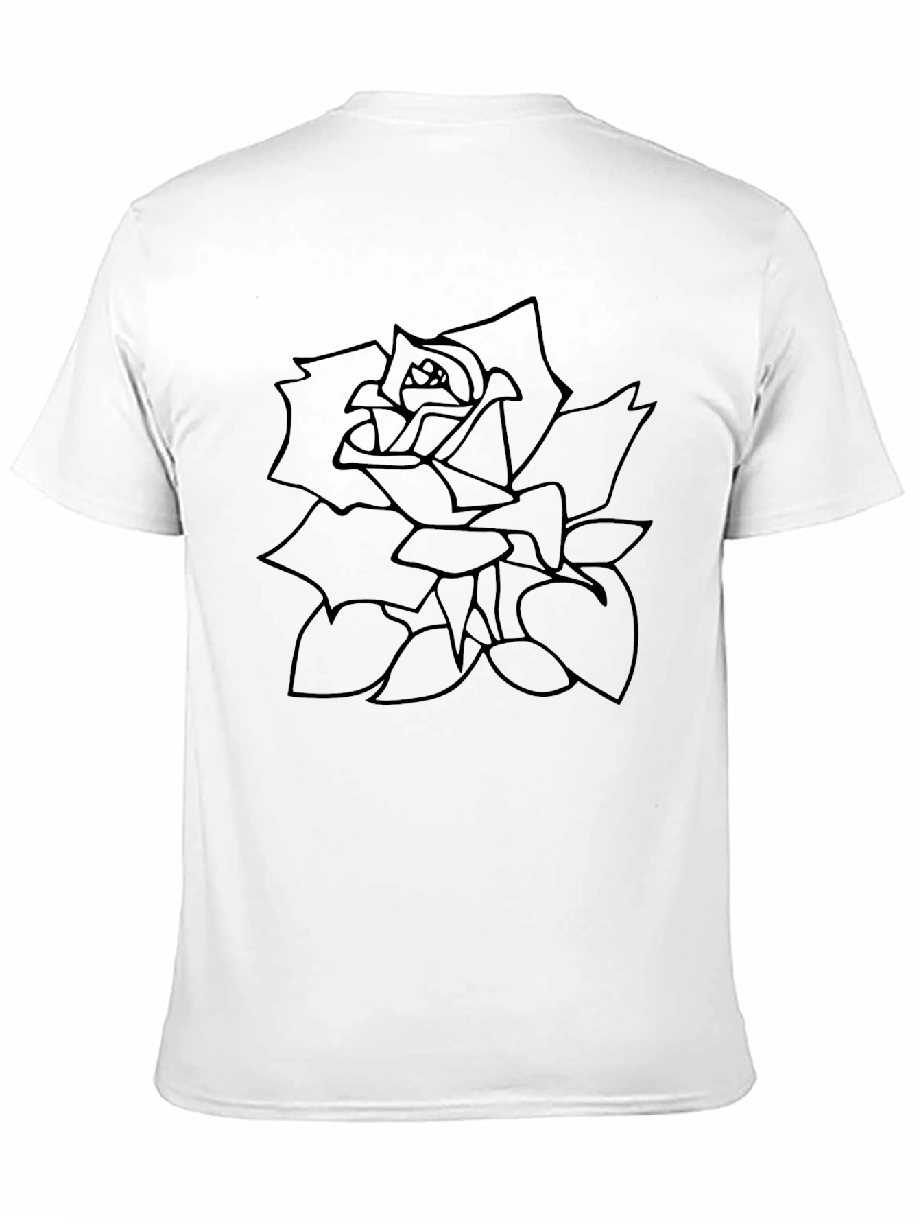 Black Black Rose Graphic Tee - Stylish & Unique! view 11