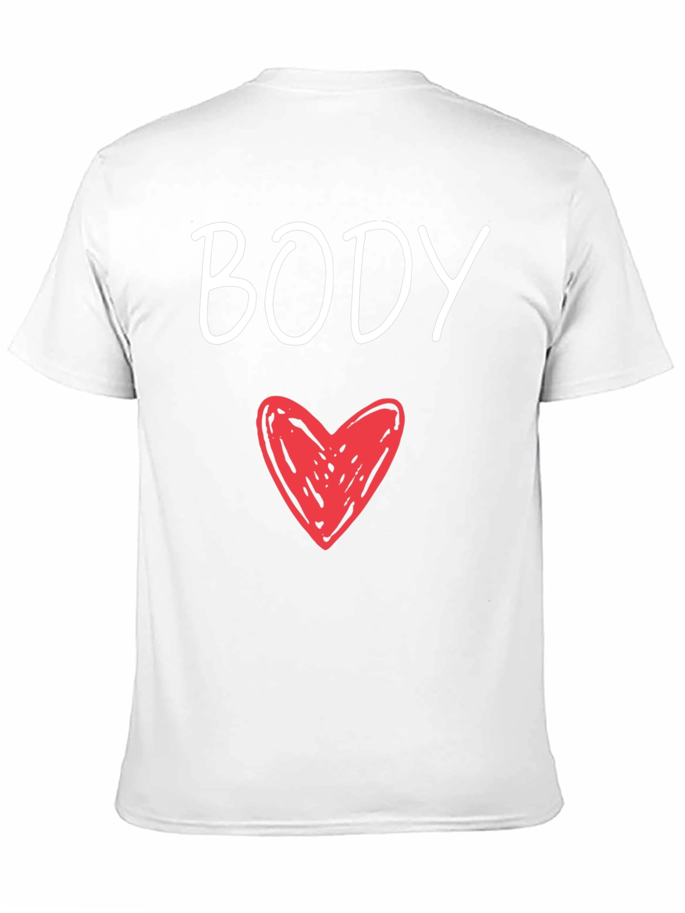 Black Body Heart Graphic Tee - Men's Black T-Shirt view 11