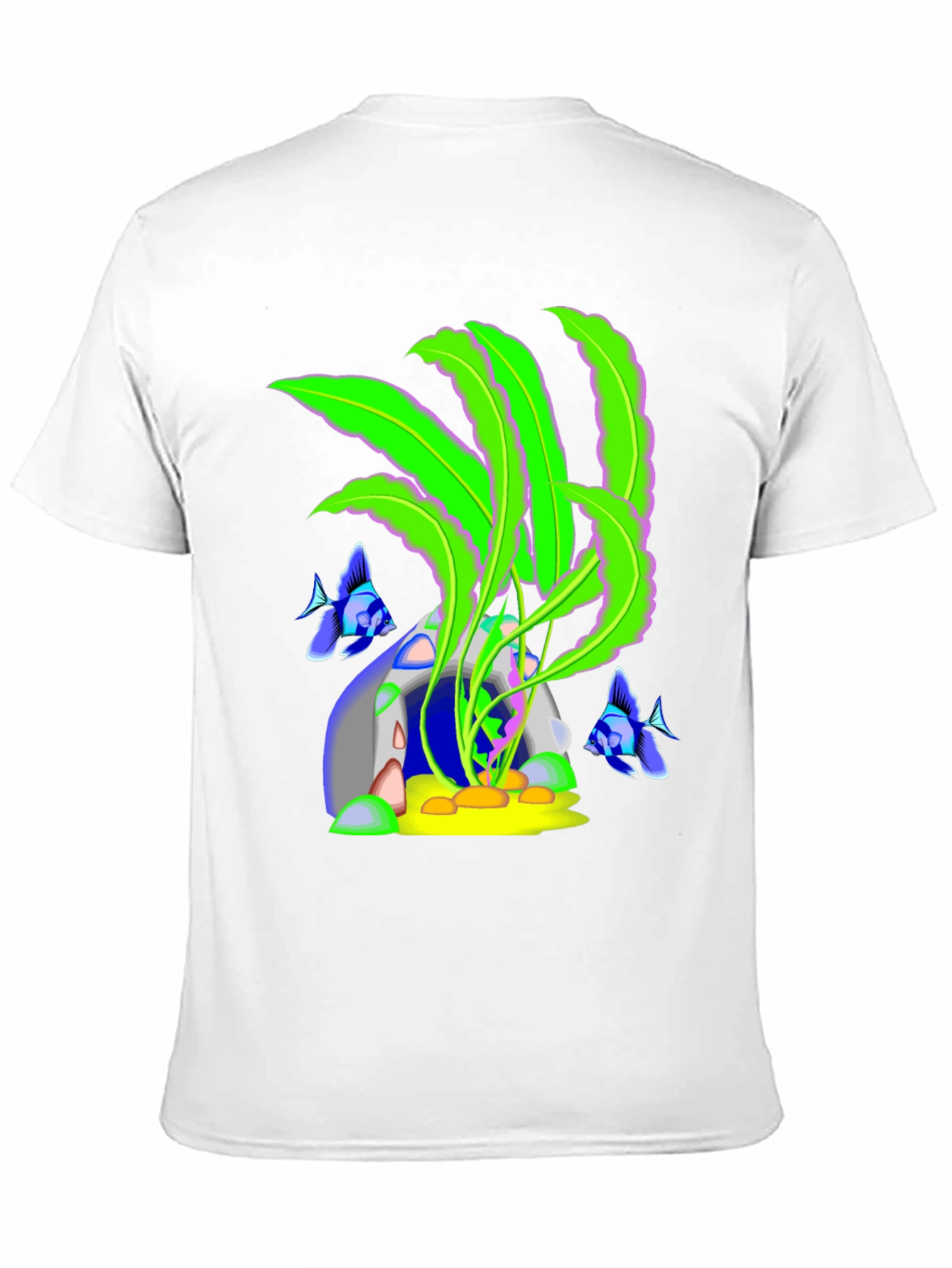 Black Aquarium Graphic T-Shirt view 11