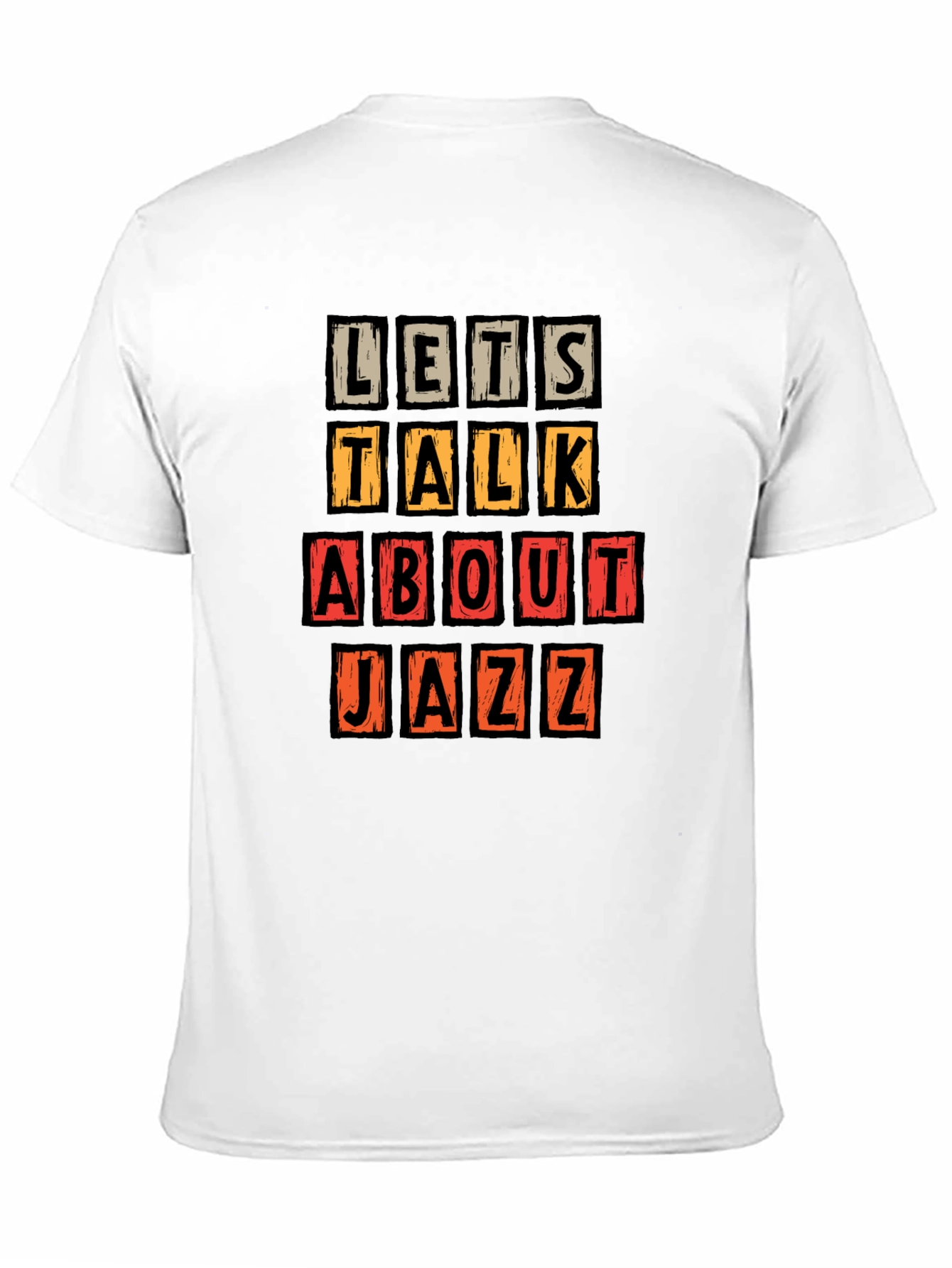 Black Lets Talk About Jazz Graphic Tee view 11