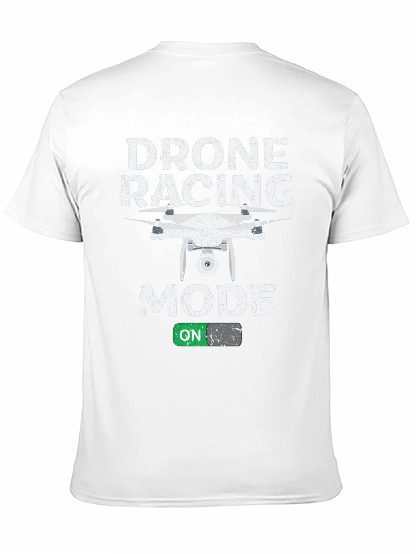 Black Drone Racing Mode T-Shirt view 11
