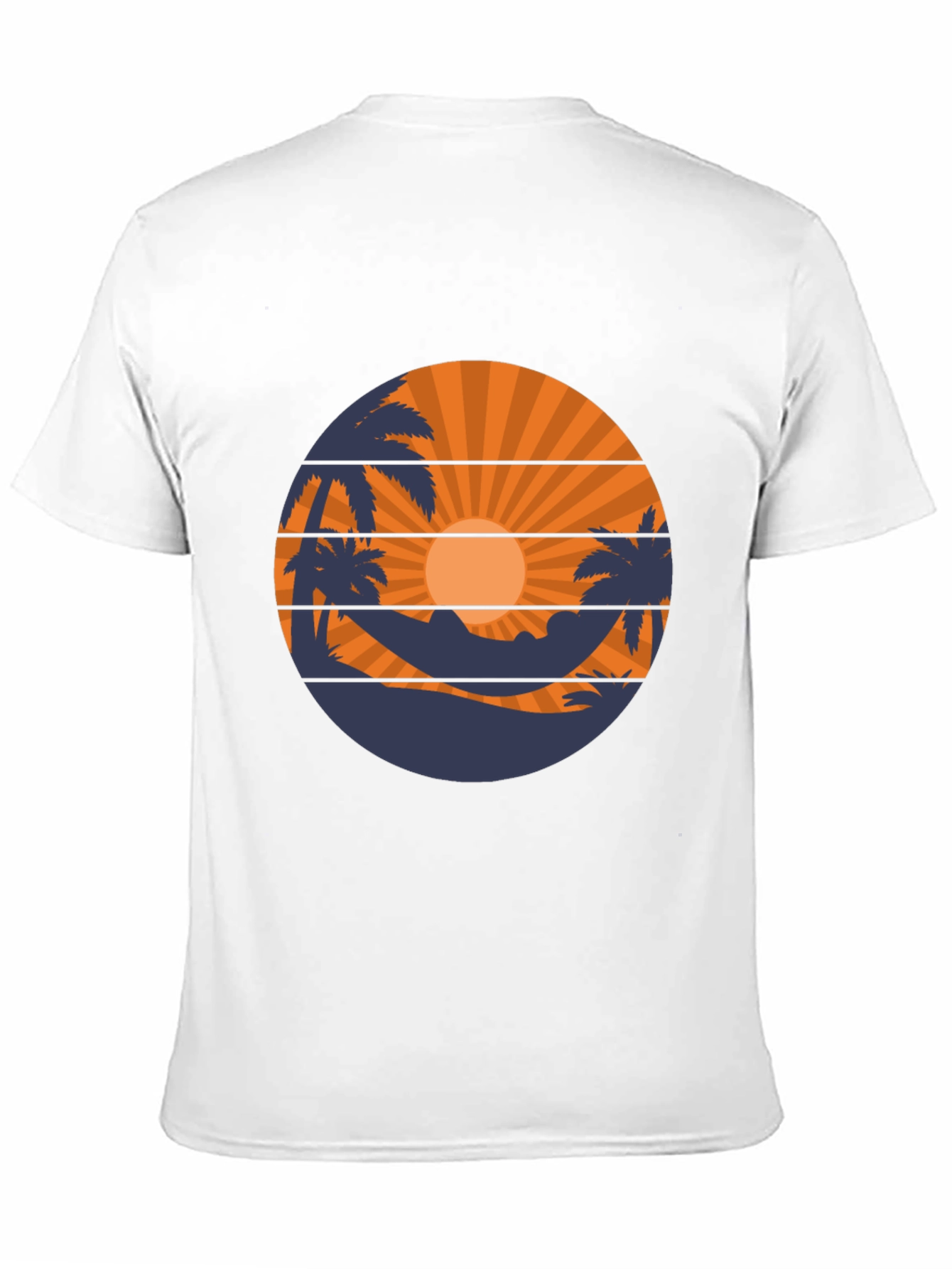 Black Tropical Sunset Graphic Tee - Island Vibes view 11