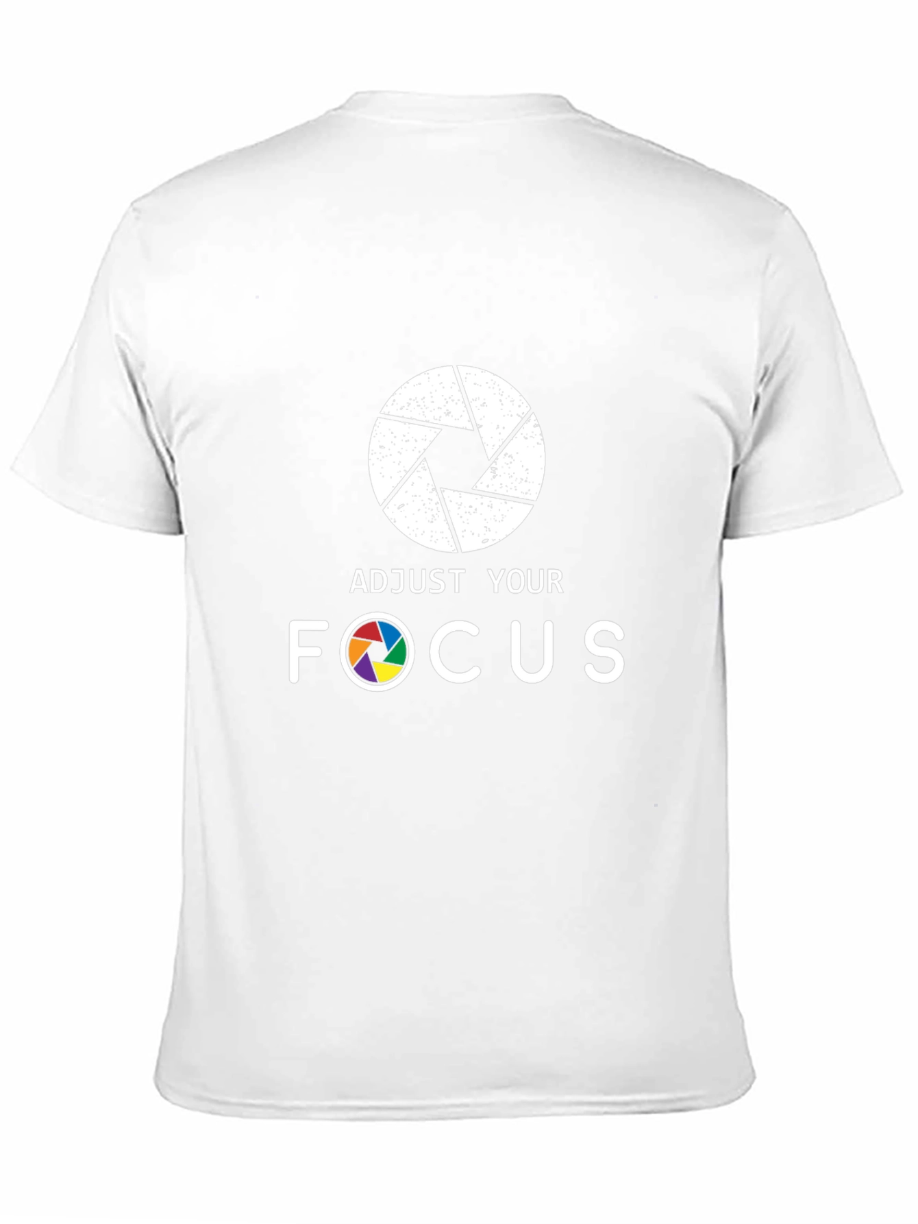 Black Adjust Your Focus Graphic T-Shirt view 11