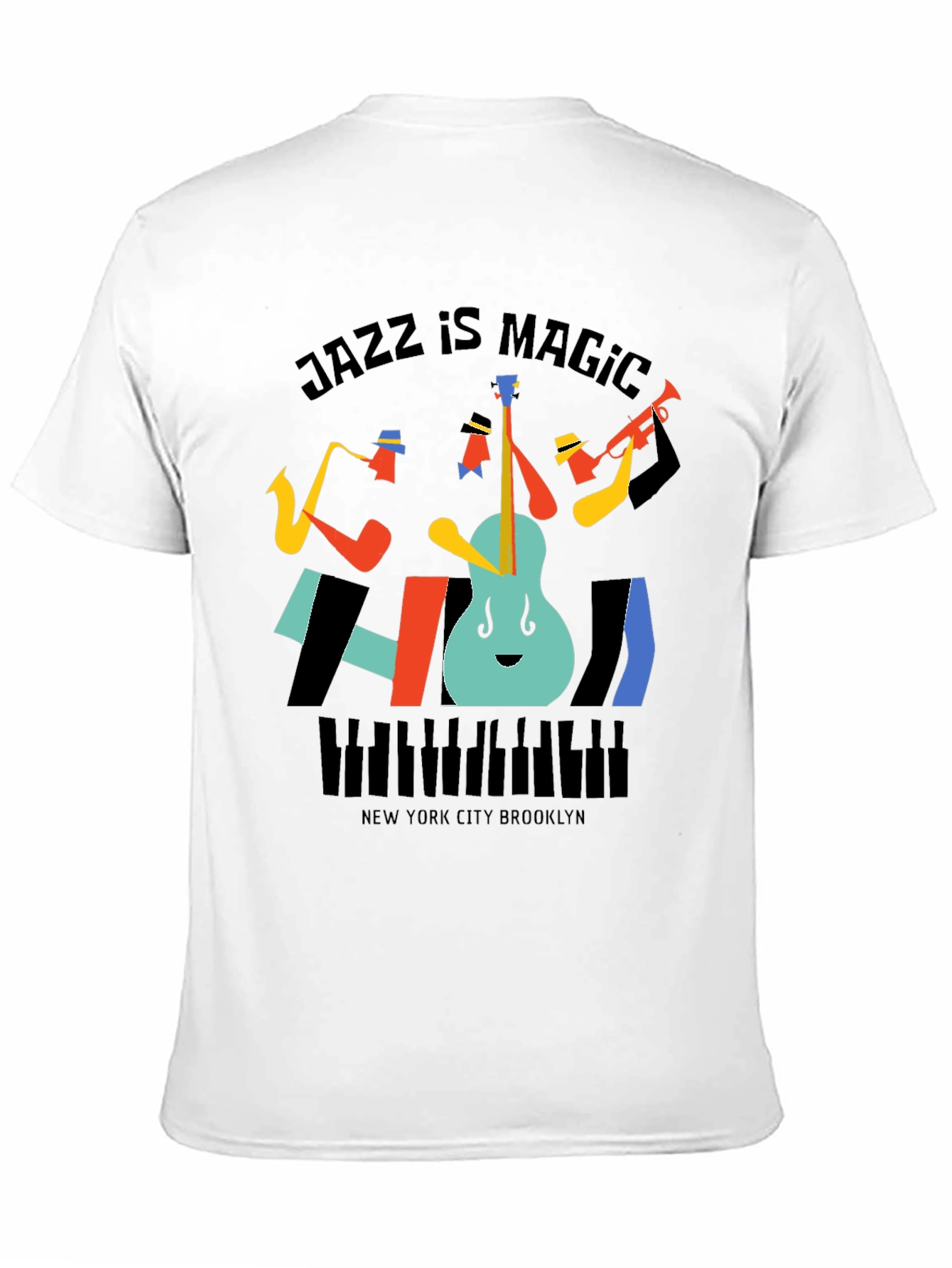 Black Jazz Is Magic Graphic Tee - New York City Brooklyn view 11
