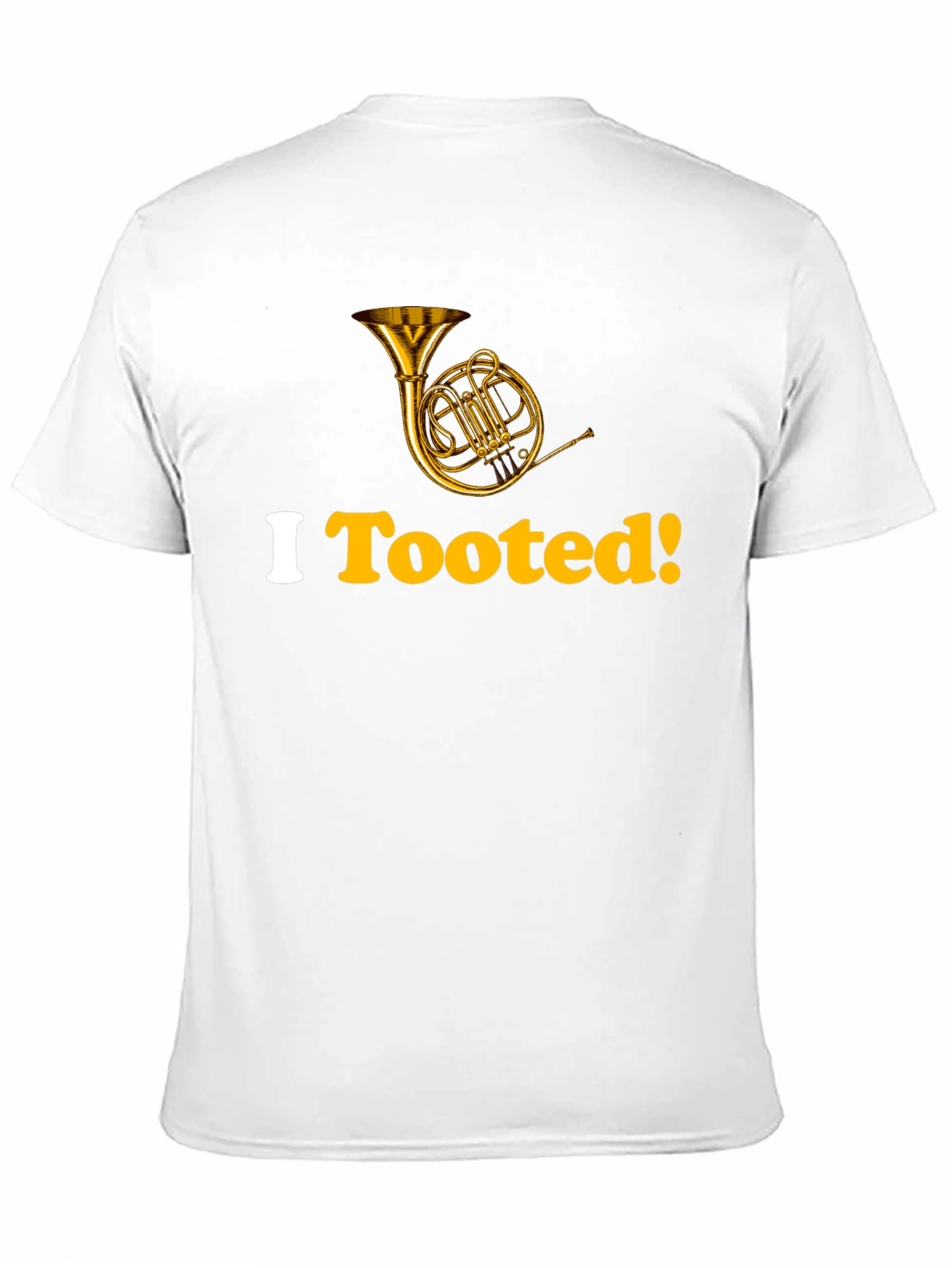 Black I Tooted Horn Funny Musician T-Shirt view 11