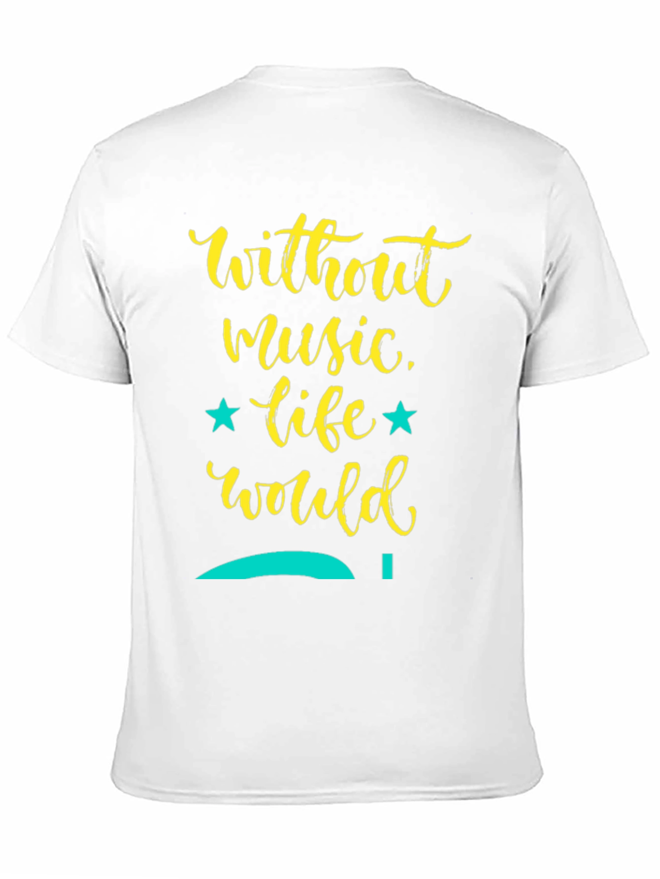 Black Music Lover T-Shirt: Without Music, Life Would... view 11