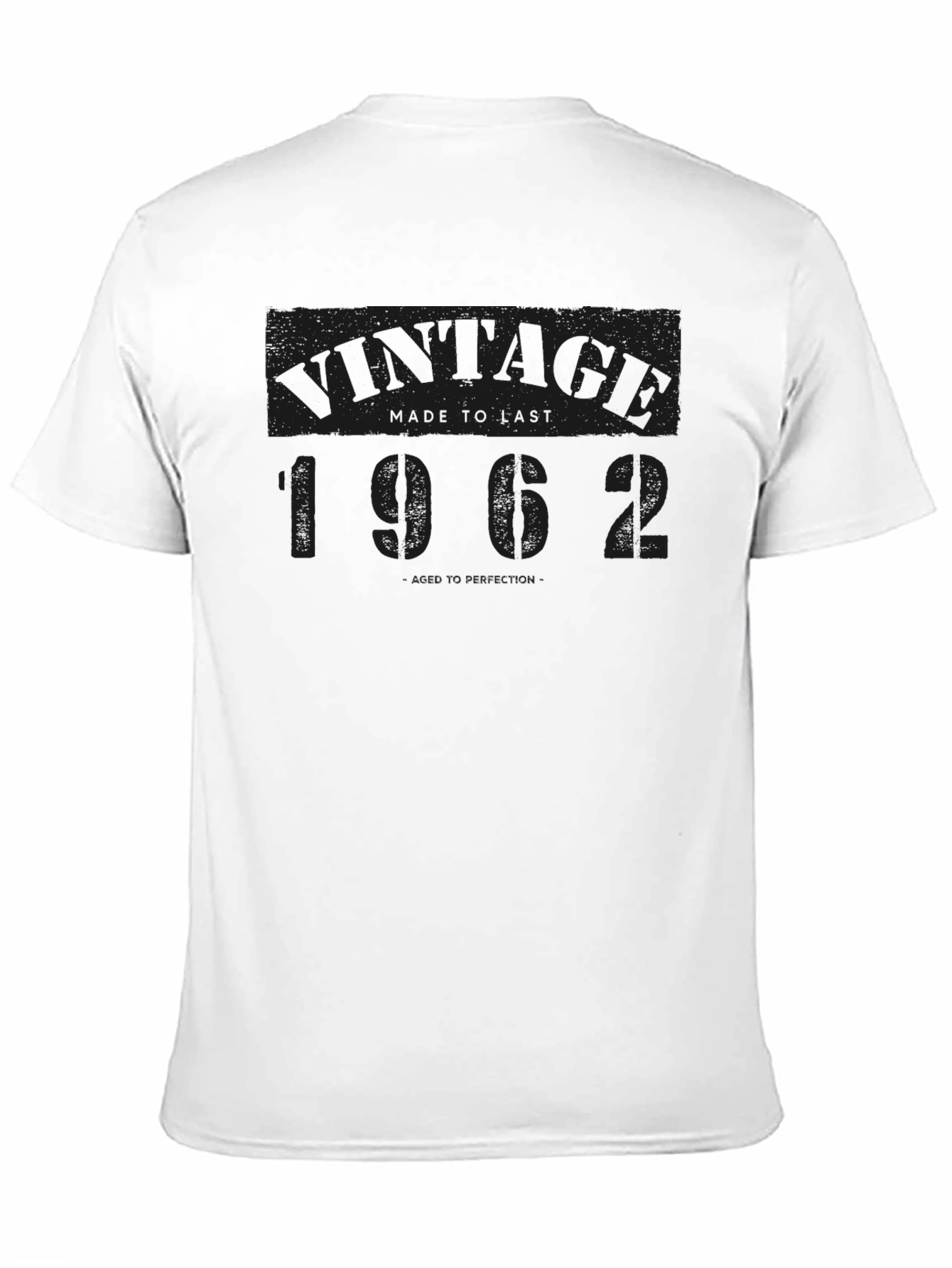 Black Vintage 1962 Black T-Shirt - Classic Style view 11