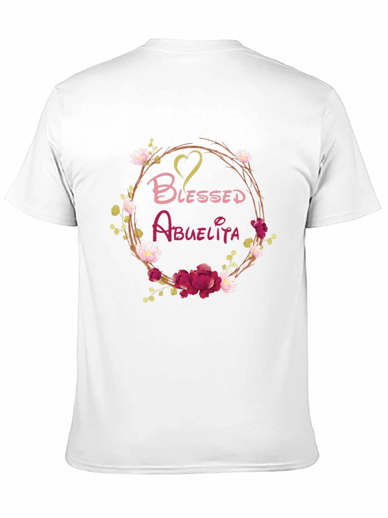 Black Blessed Abuelita Floral T-Shirt view 11