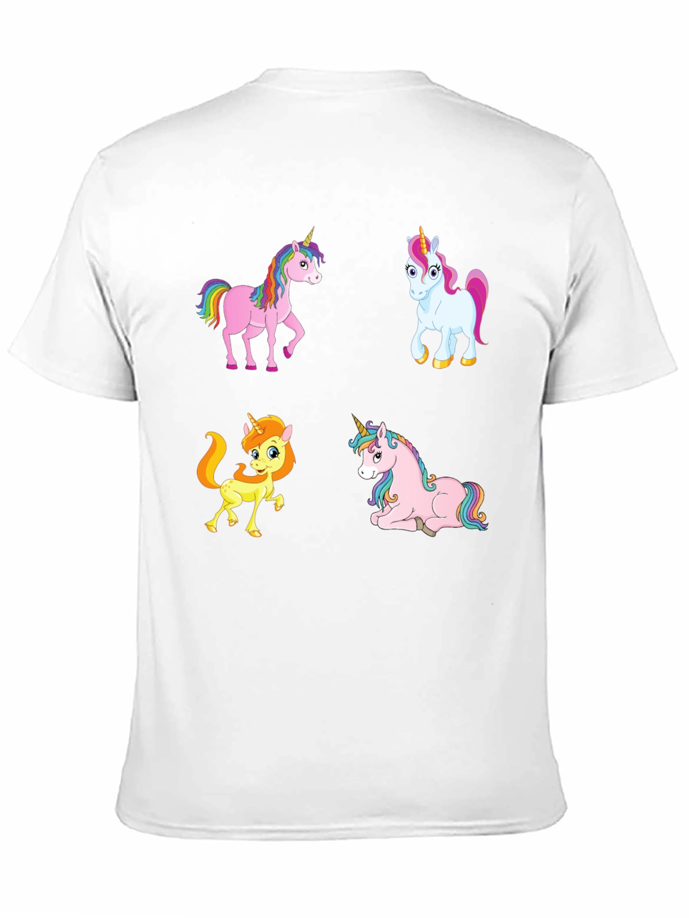 Black Unicorn Graphic Tee - Whimsical & Fun! view 11
