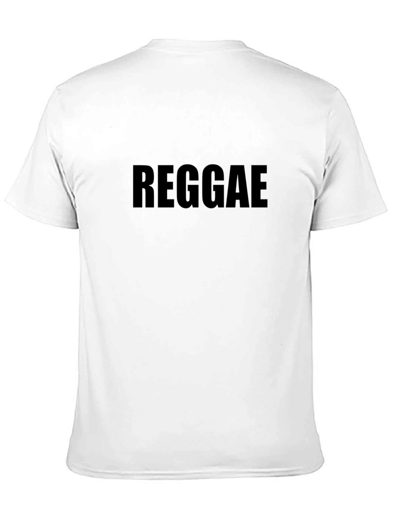 Black Reggae Graphic T-Shirt - Black Cotton Tee view 11