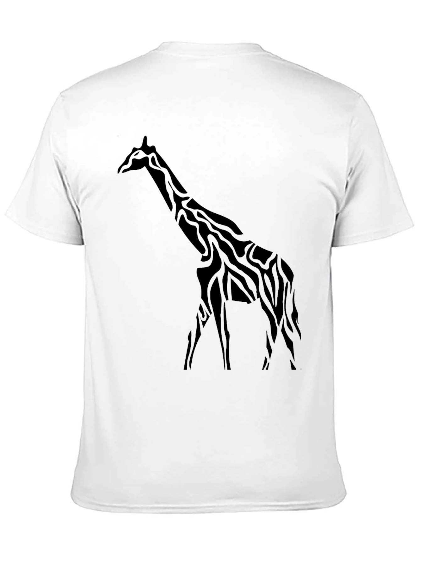Black Black Giraffe Print Tee view 11