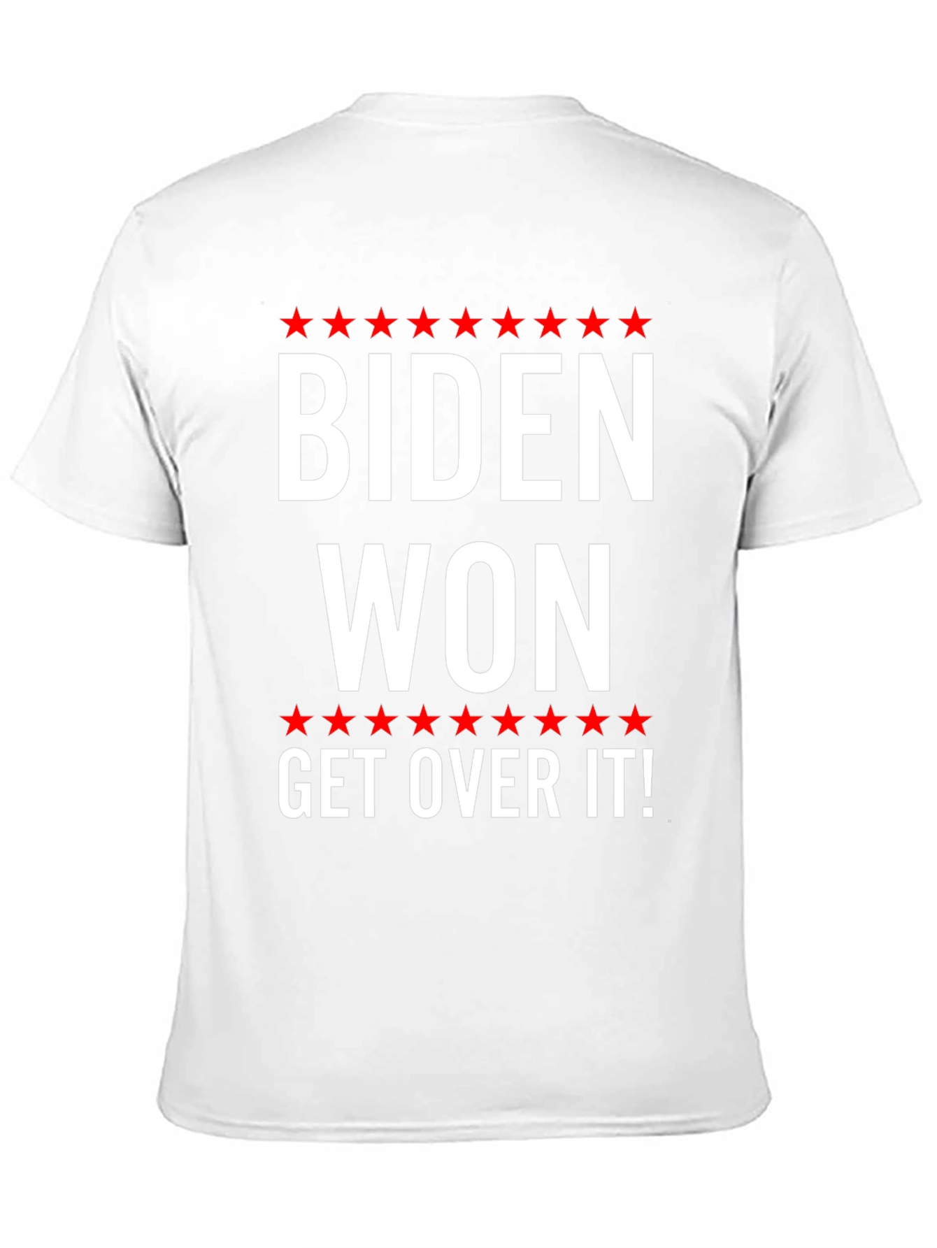 Black Biden Won Get Over It T-Shirt Political Statement Tee view 11