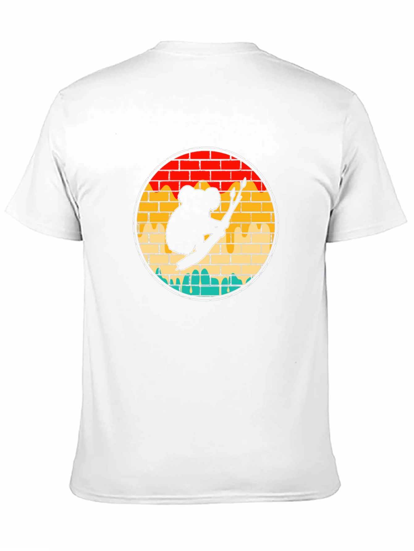 Black Koala on Branch Graphic Tee - Unisex Black T-Shirt view 11