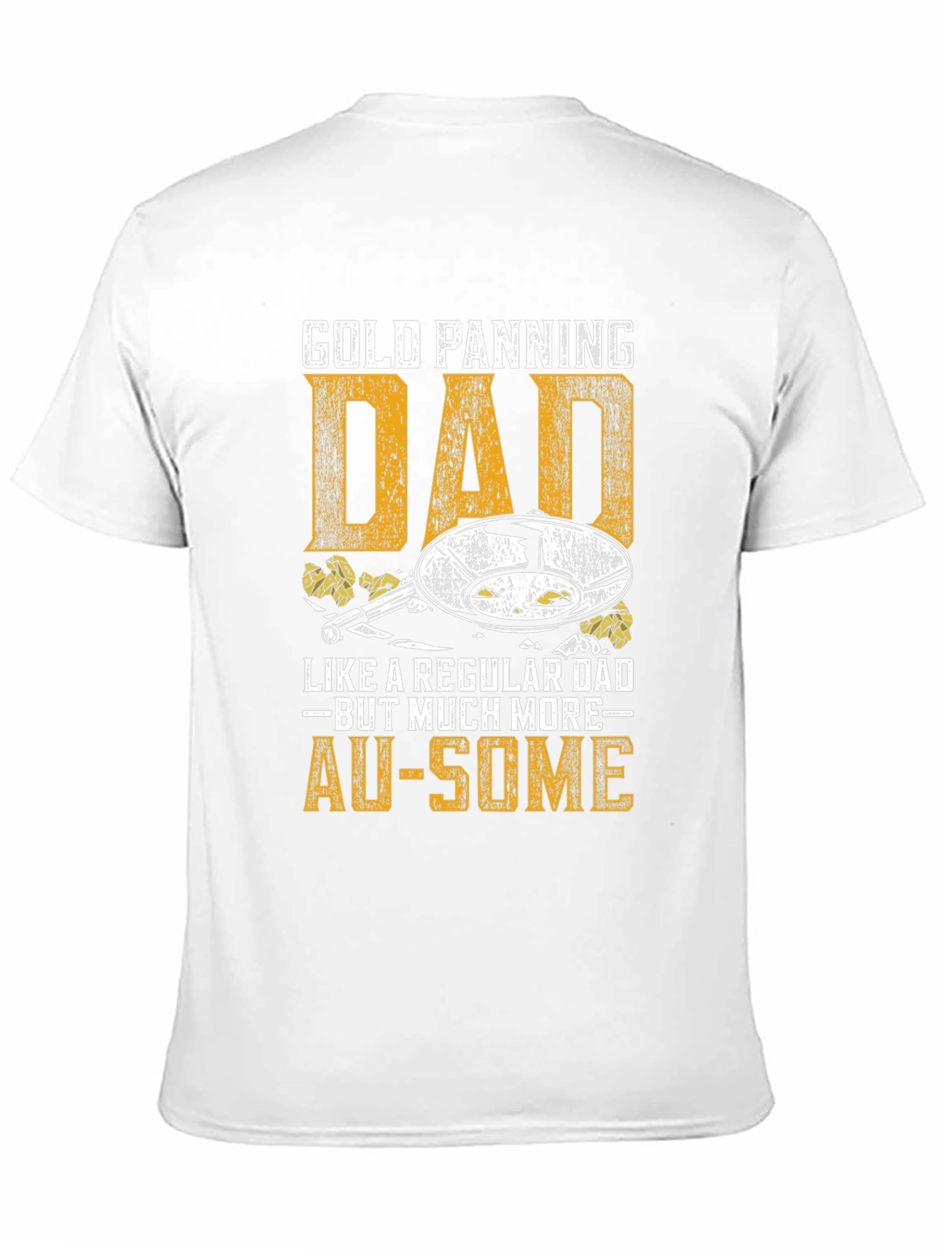Black Gold Panning Dad T-Shirt - AU-SOME Gift for Gold Miners view 11
