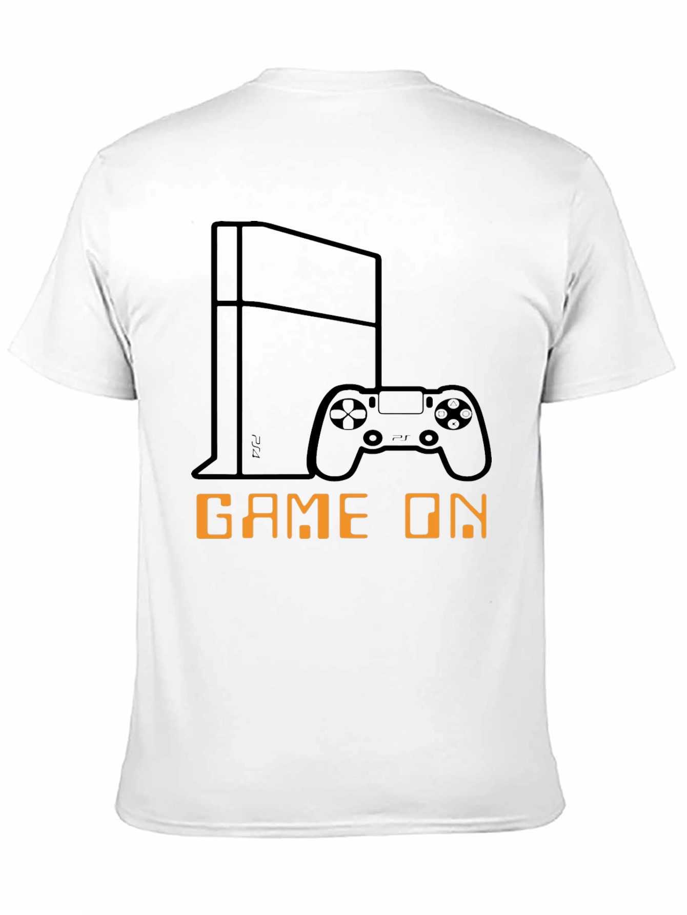 Black Game On Black T-Shirt - Gamer Console Design view 11