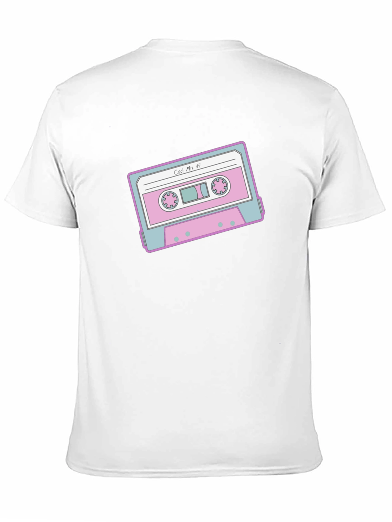 Black Retro Cassette Tape Graphic Tee view 11