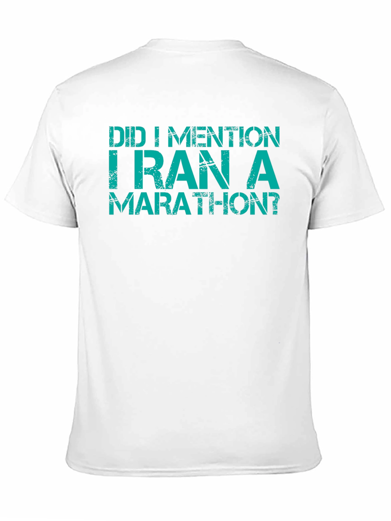 Black Funny Marathon T-Shirt - "Did I Mention?" view 11