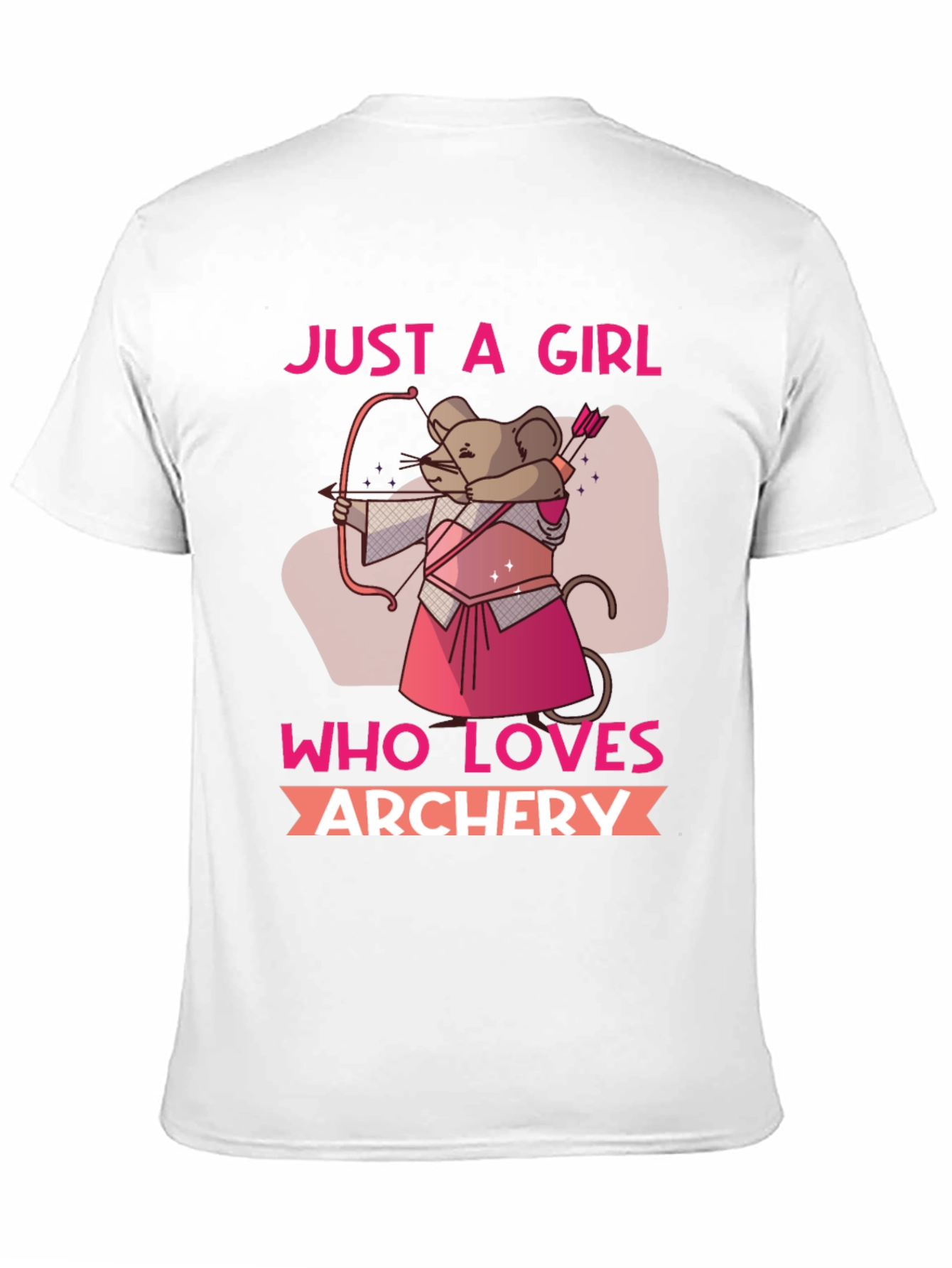 Black Archery Loving Girl T-Shirt view 11