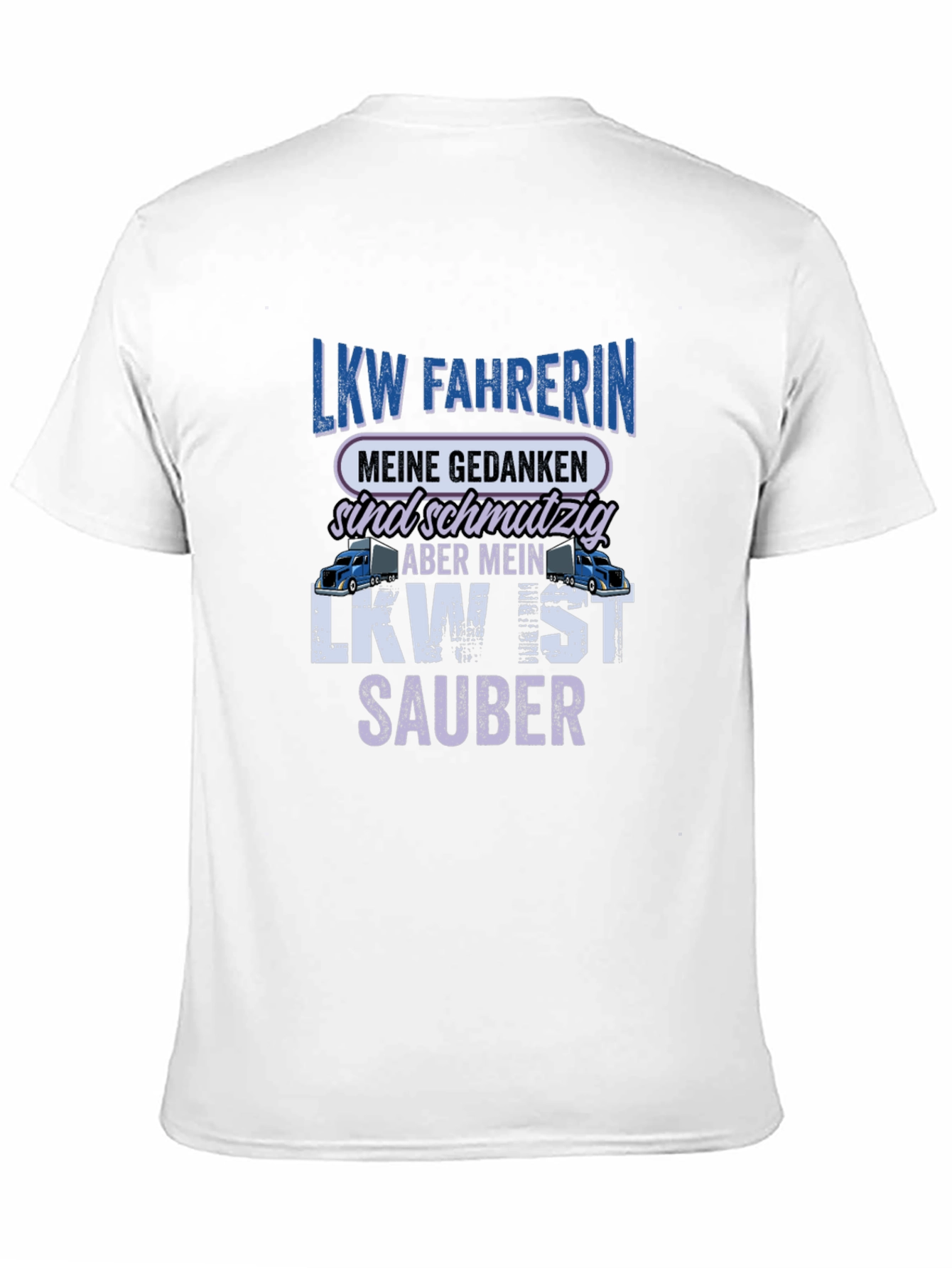 Black LKW Fahrerin Trucker T-Shirt - Funny Driver Tee view 11