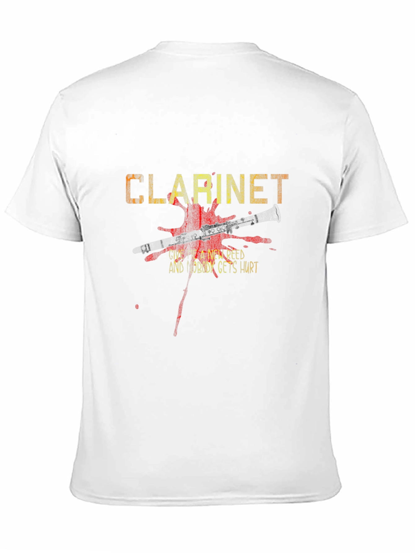 Black Clarinet New Reed T-Shirt - Music Band Tee view 11