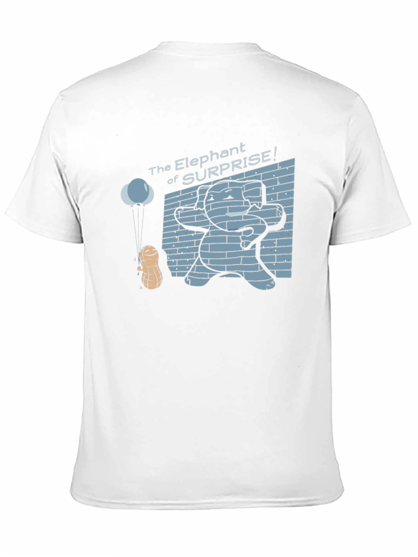 Black Elephant of Surprise Black Graphic Tee view 11