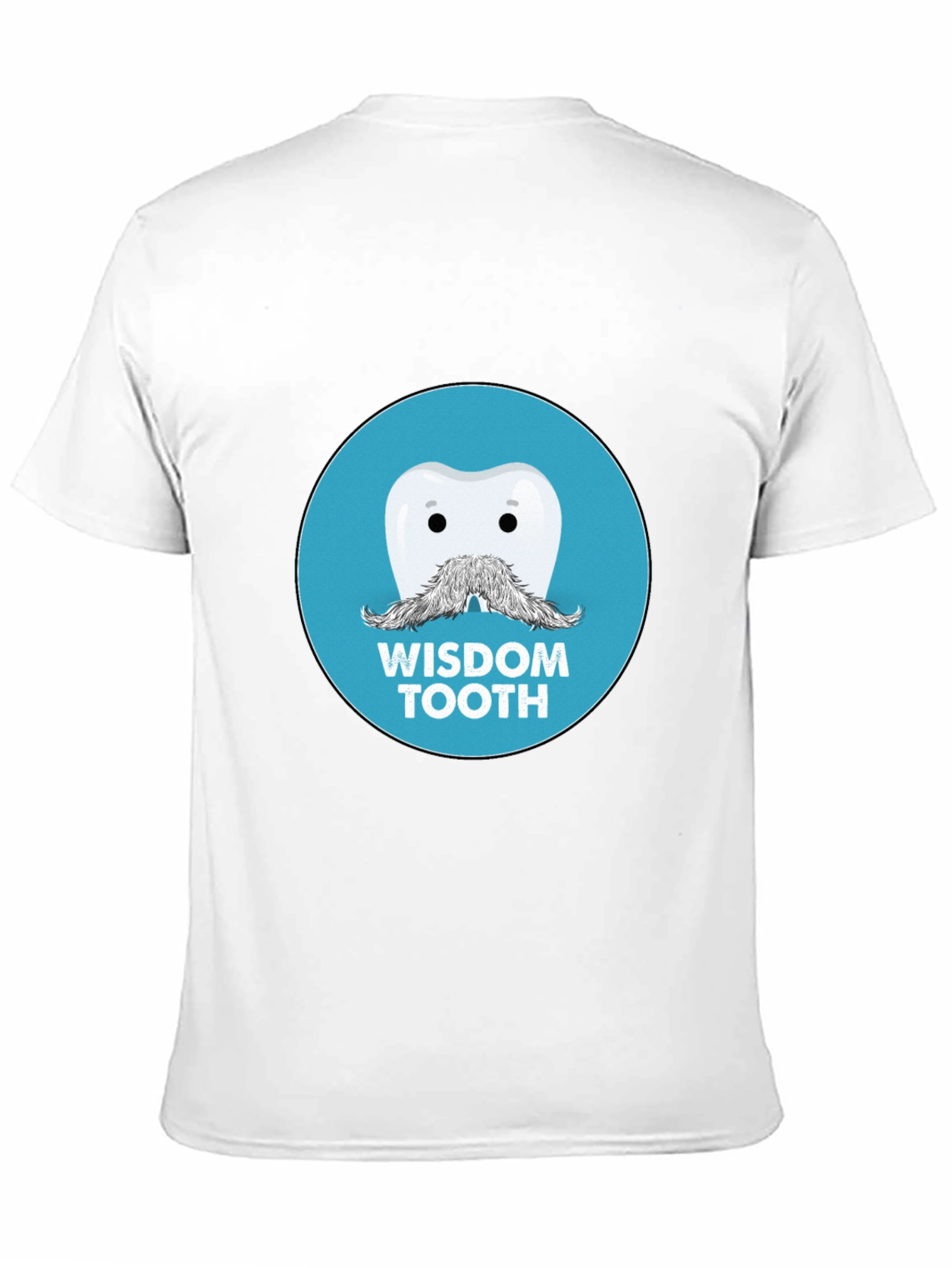 Black Wisdom Tooth Graphic Tee - Funny Dentist Humor Shirt view 11