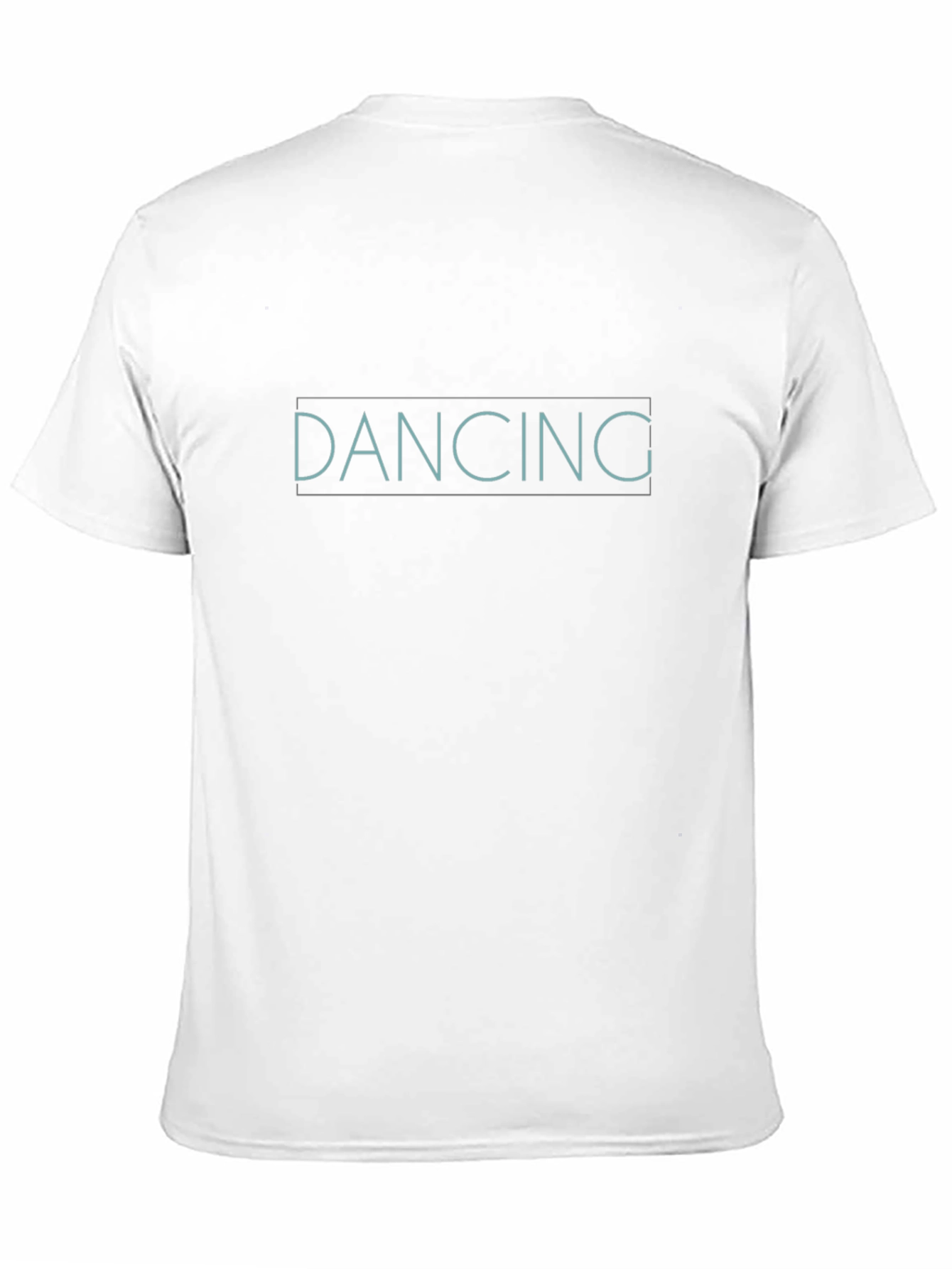 Black Dancing Tee - Modern Minimalist Graphic T-Shirt view 11