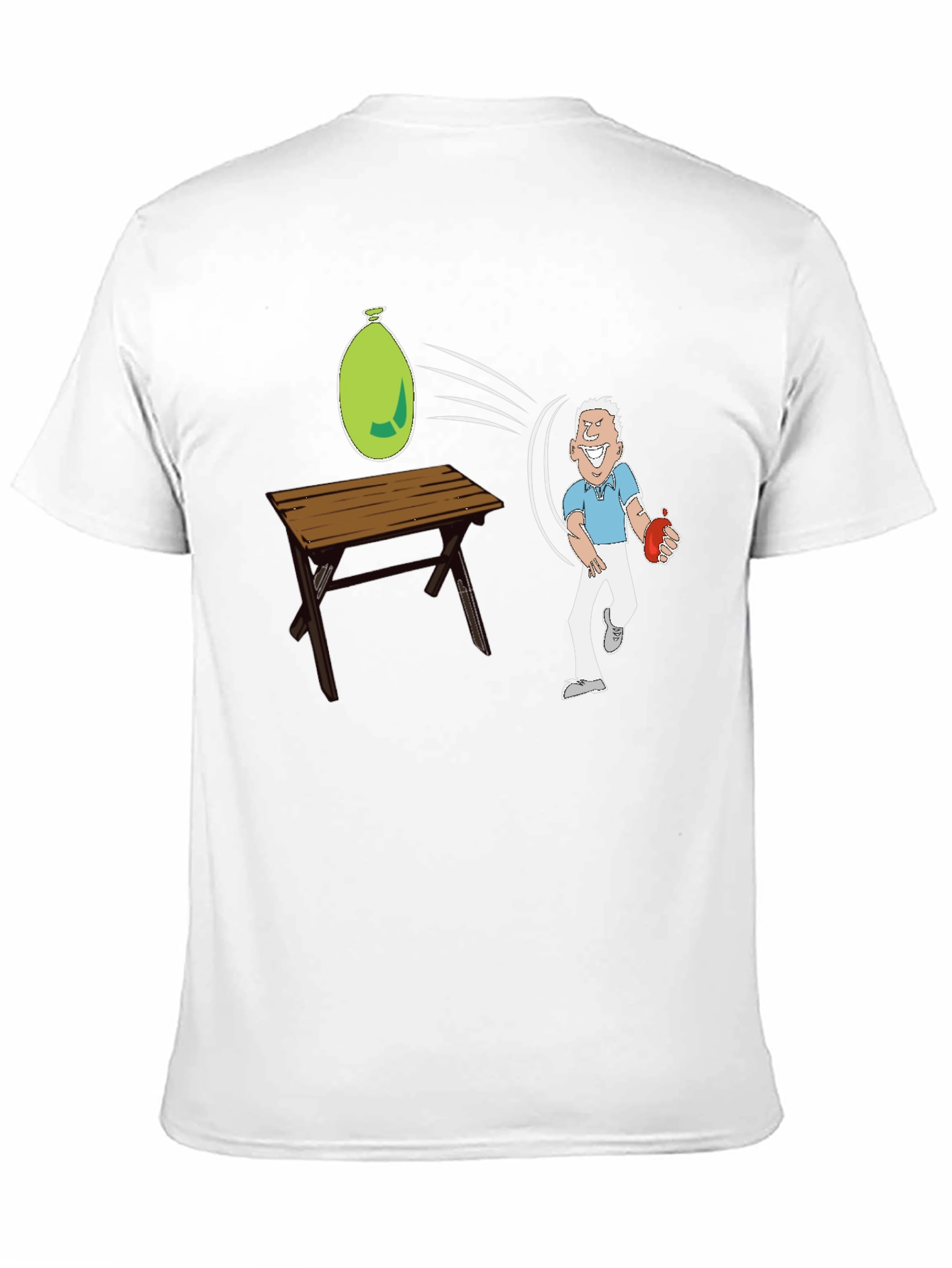 Black Funny Water Balloon T-Shirt view 11