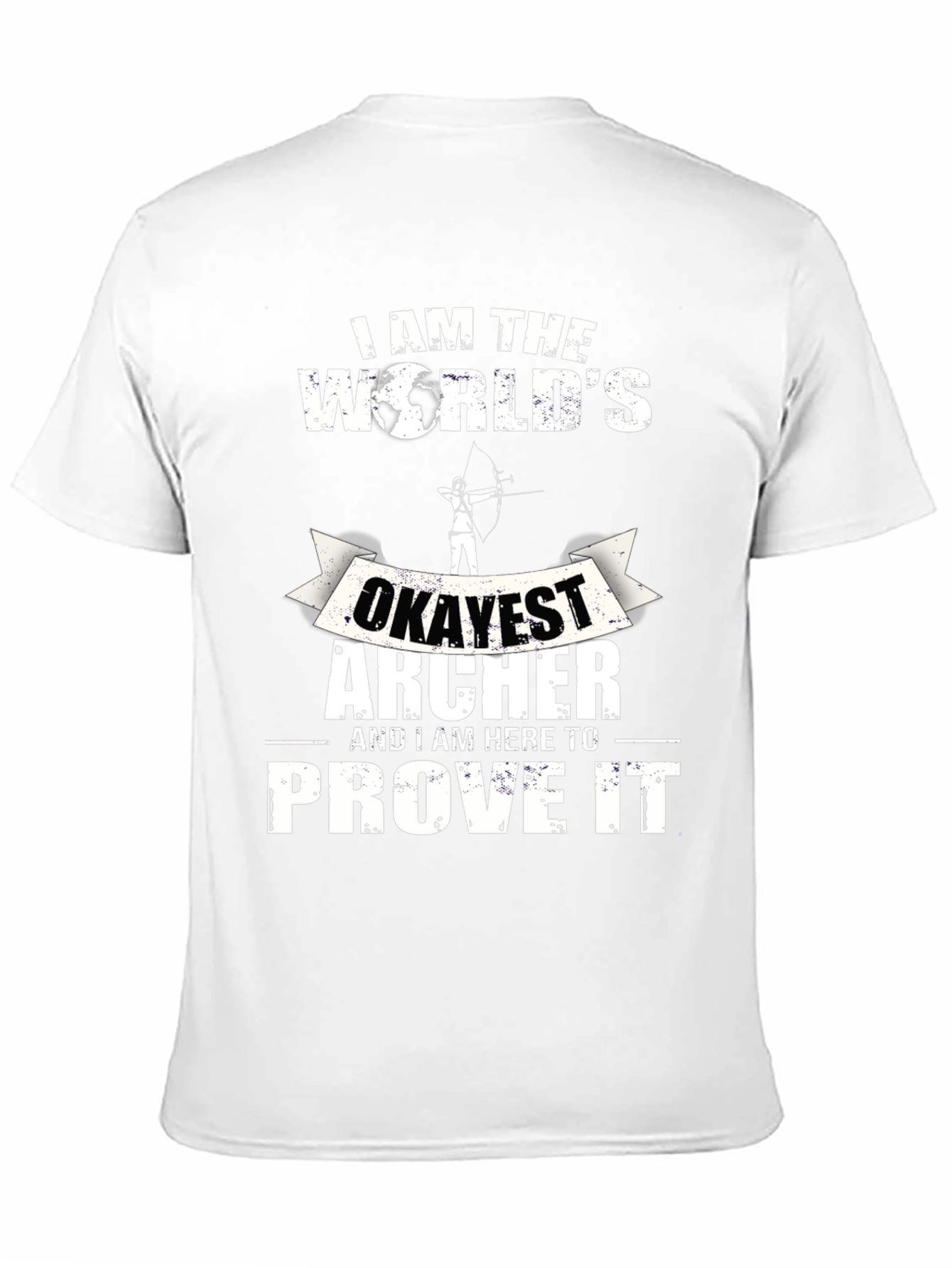 Black Okayest Archer T-Shirt - Novelty Graphic Tee view 11