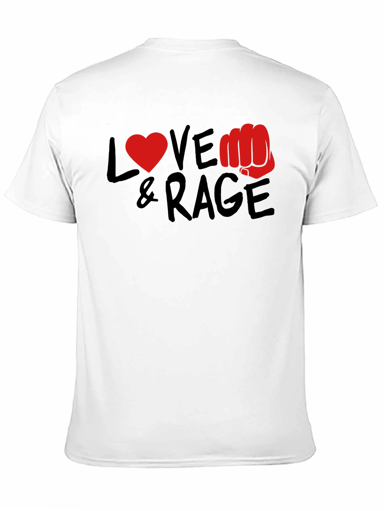 Black Love & Rage Graphic T-Shirt - Black view 11