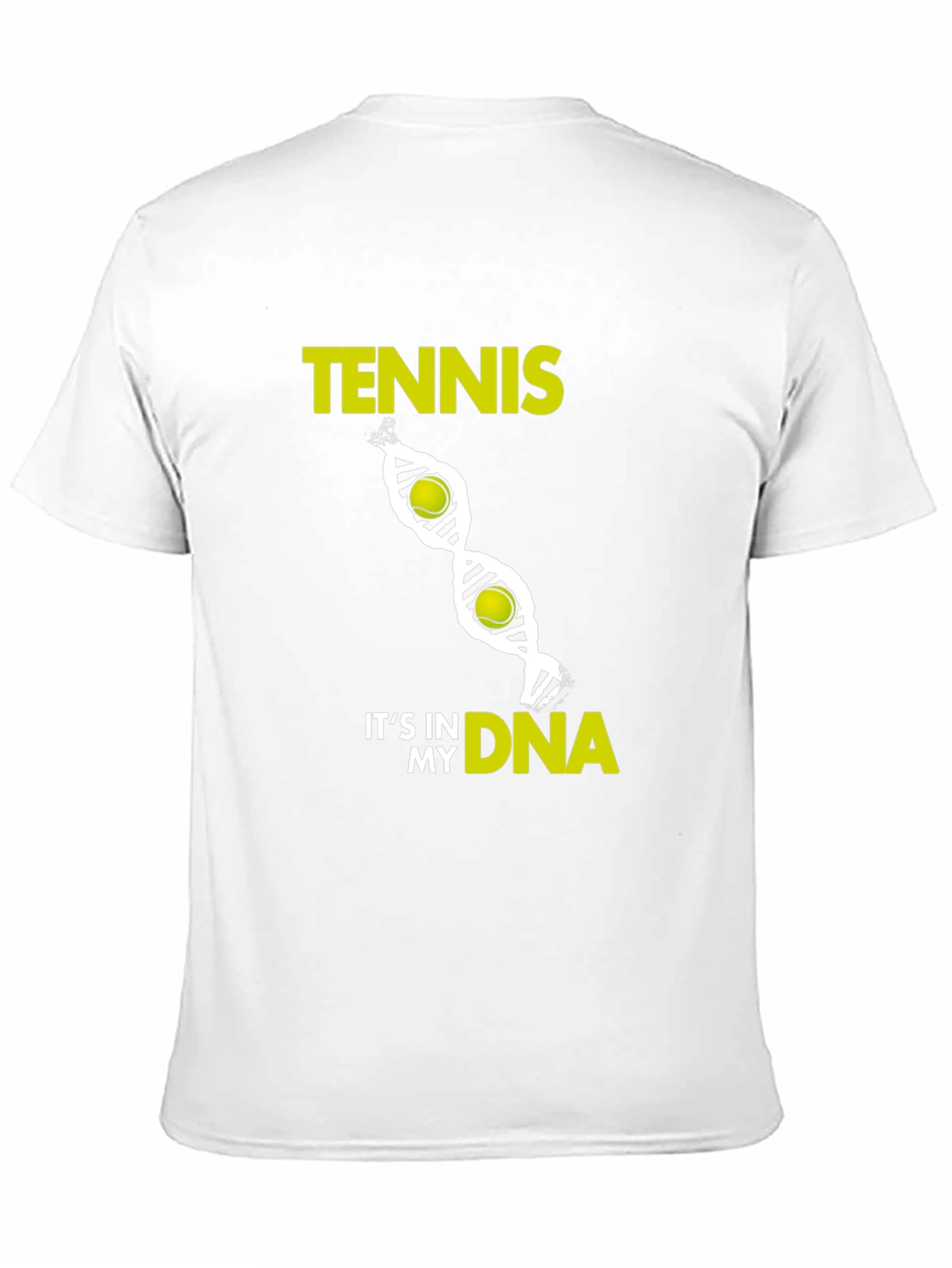 Black Tennis DNA Black T-Shirt - Ace Your Style! view 11