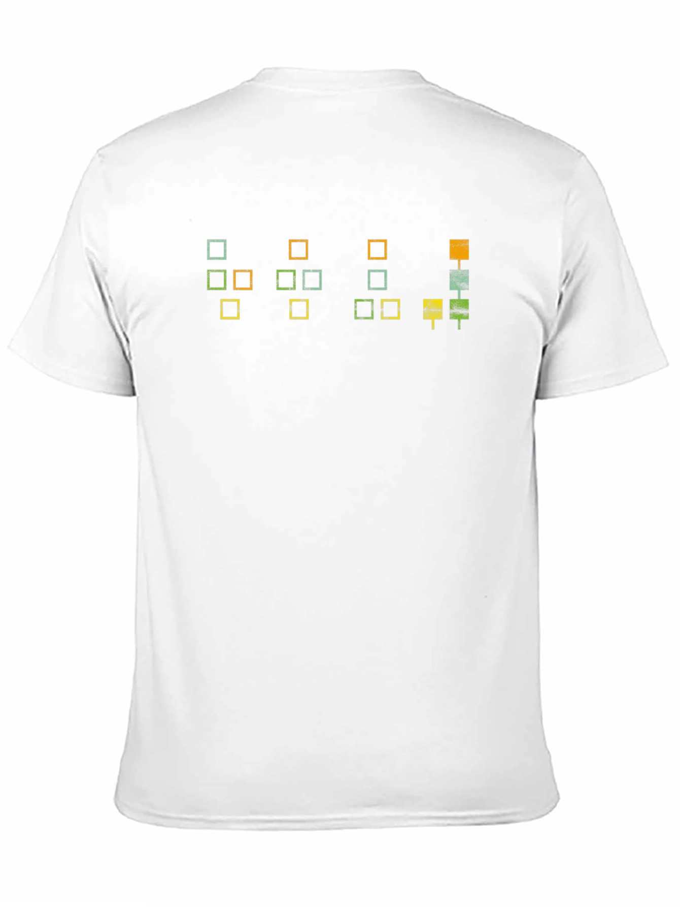 Black Geometric Block T-Shirt view 11