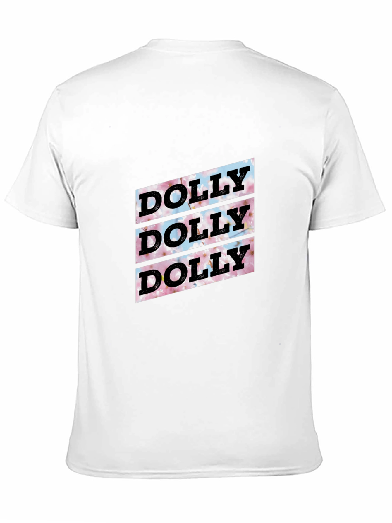 Black Dolly Floral Graphic Tee - Soft Black Cotton T-Shirt view 11
