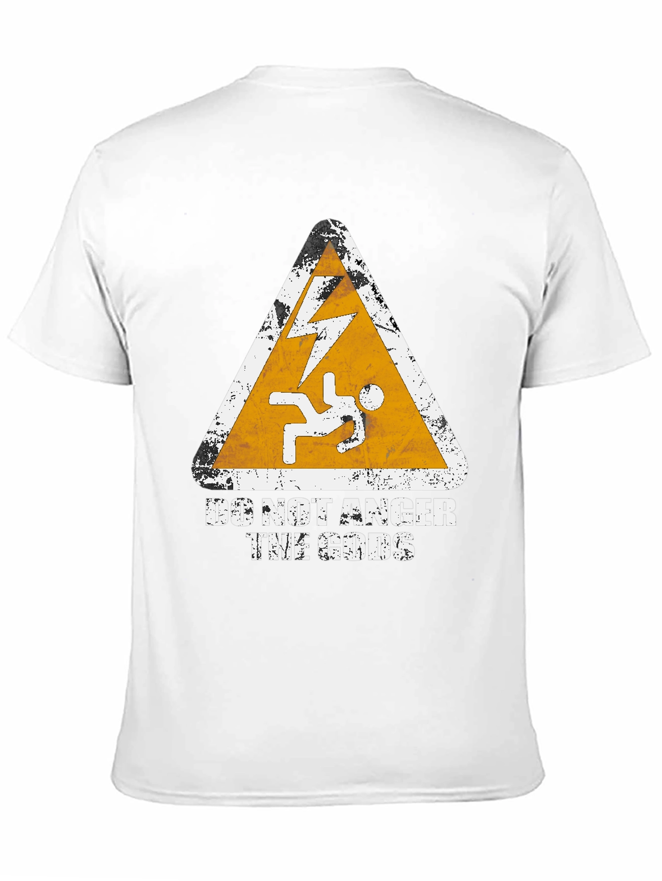 Black Do Not Anger the Gods Graphic Tee - Black view 11