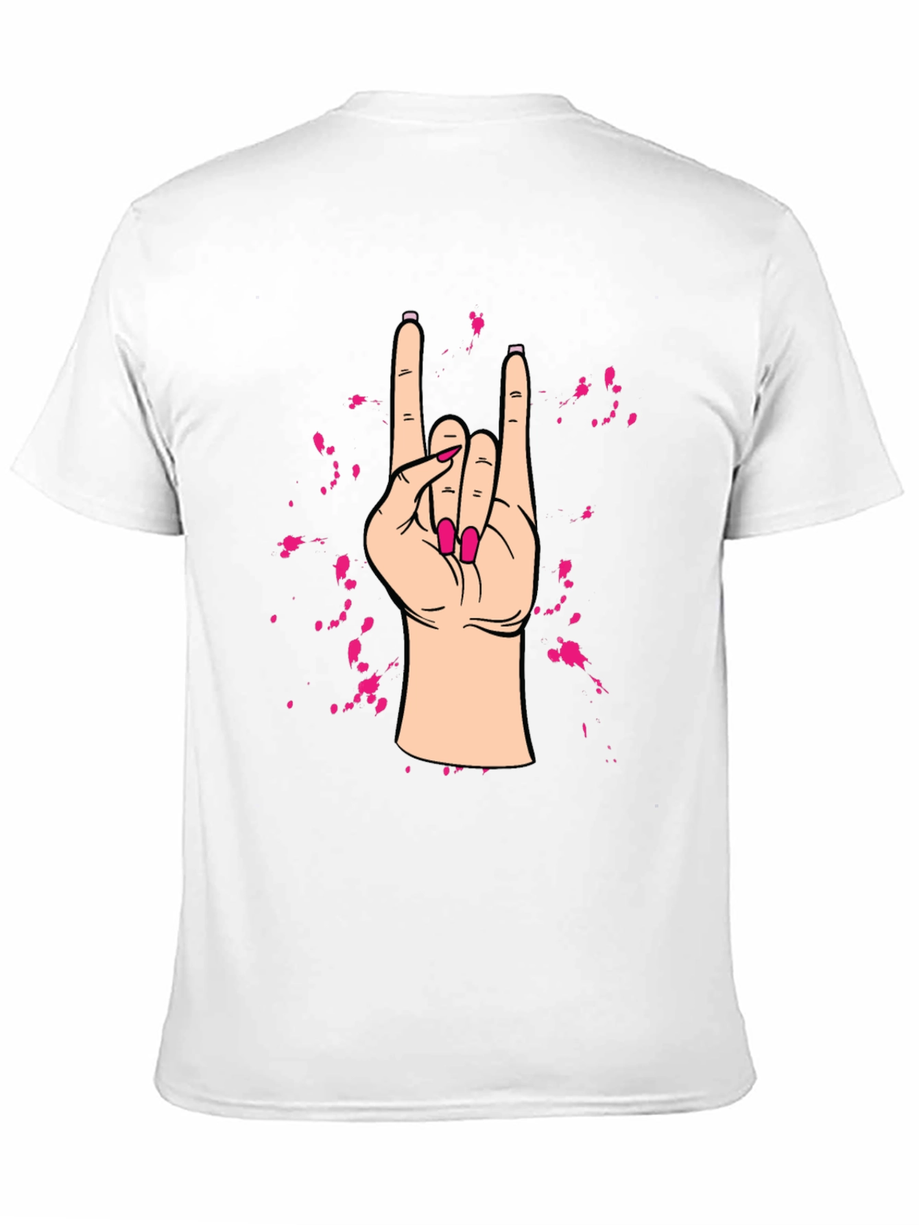 Black Rock On Hand Black T-Shirt view 11