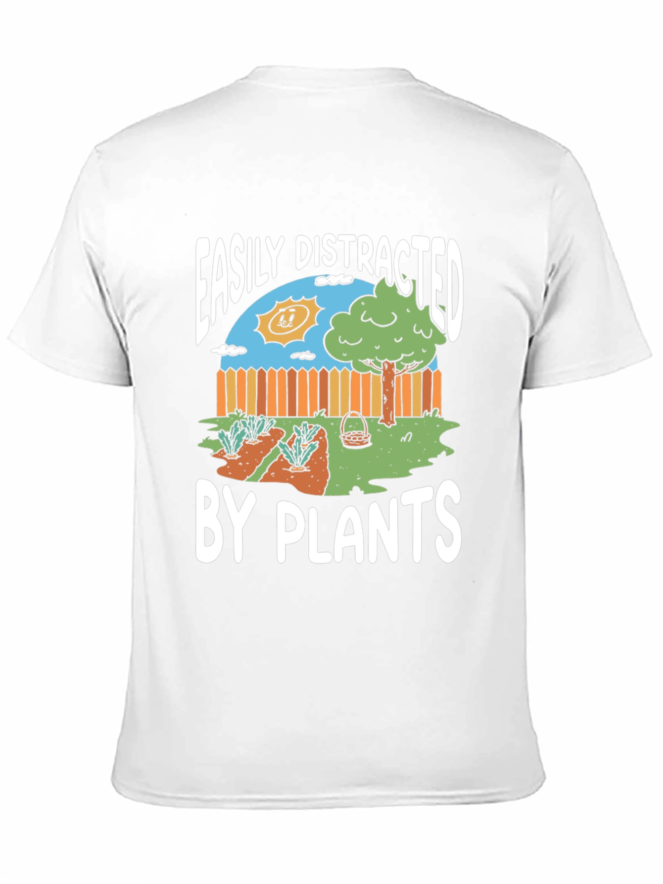 Black Easily Distracted by Plants Graphic Tee view 11