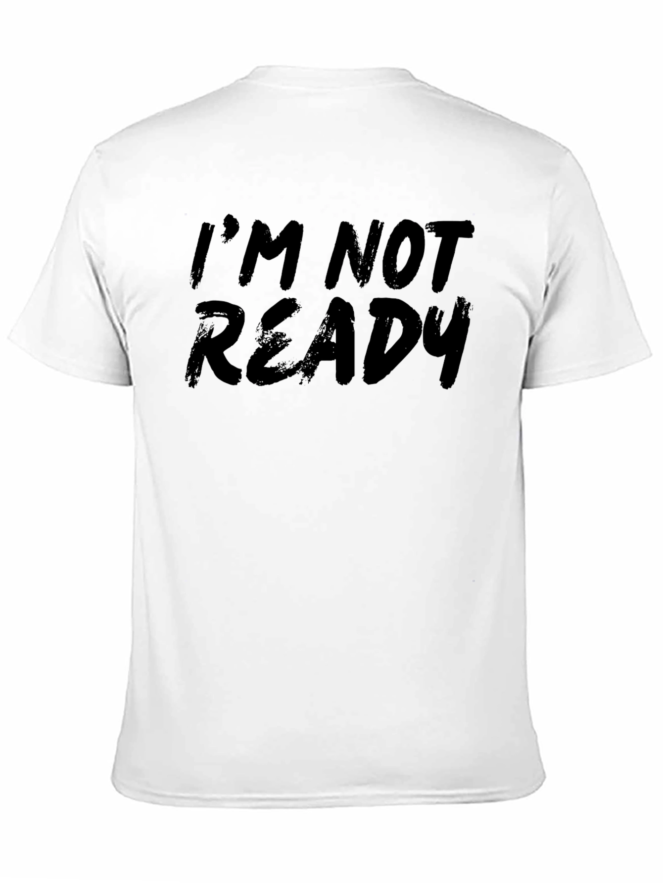 Black I'm Not Ready Black Tee view 11