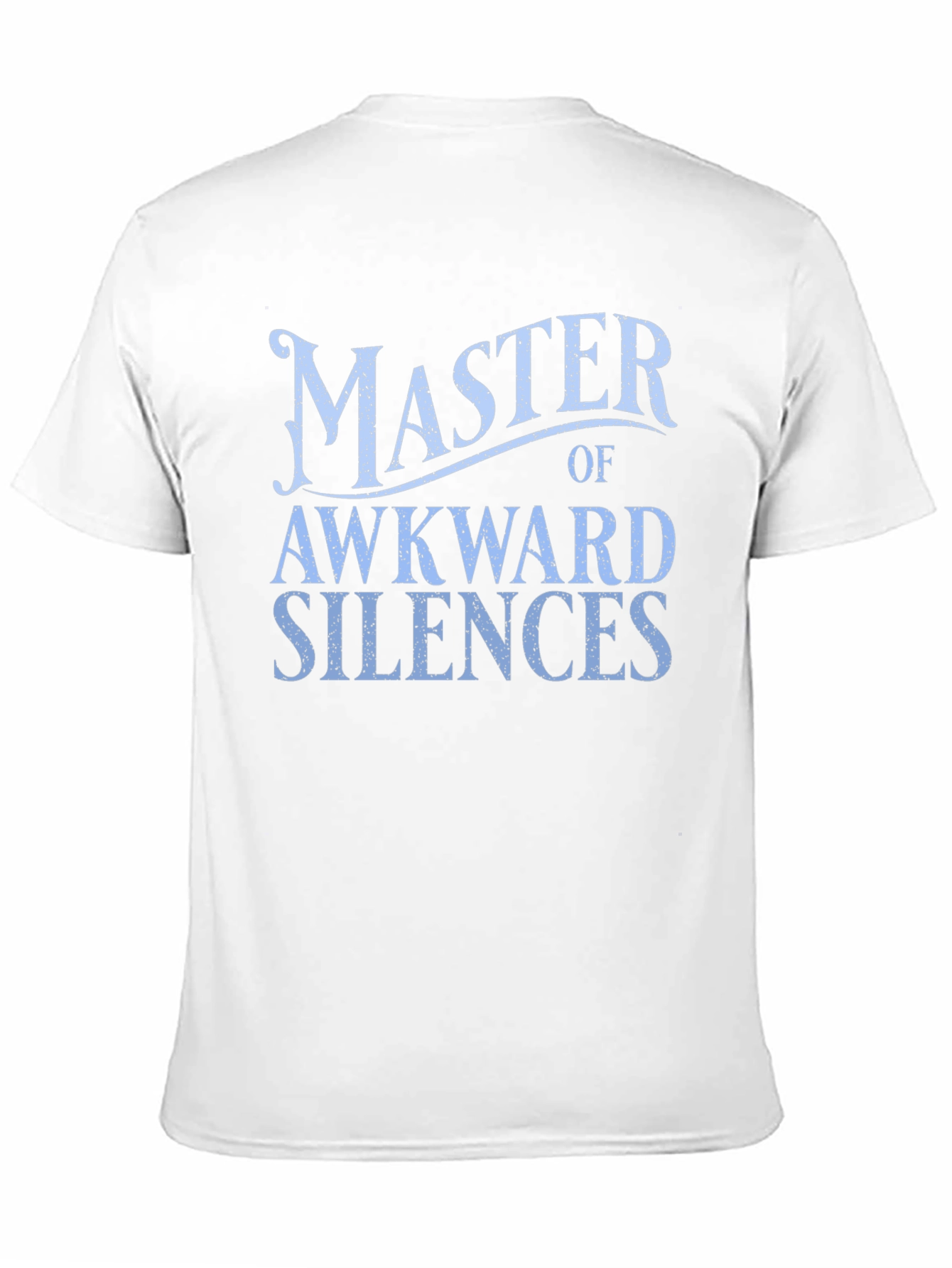 Black Awkward Silences Graphic Tee - Funny Humor T-Shirt view 11