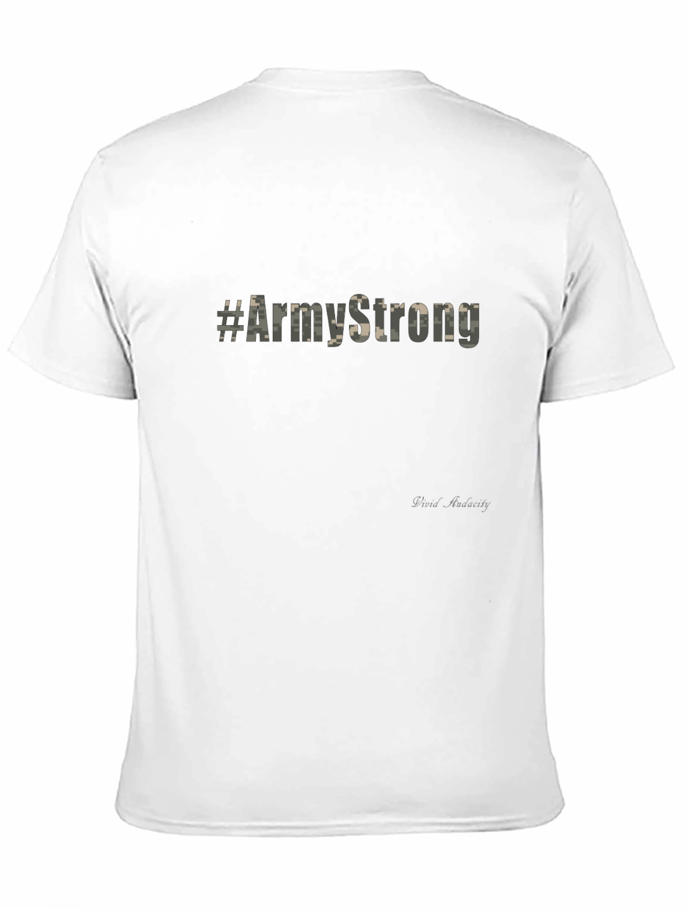 Black Army Strong Graphic Print T-Shirt view 11