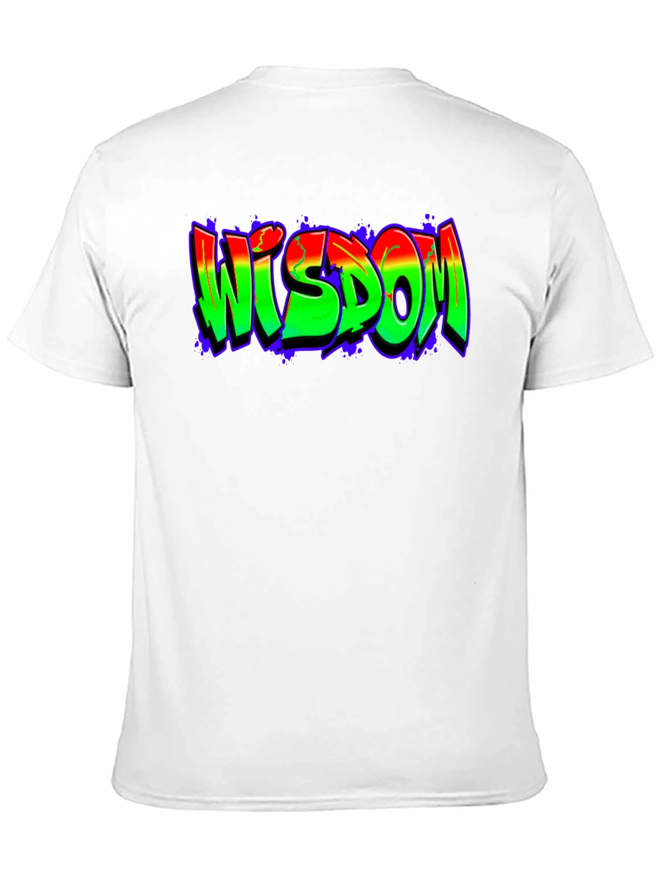 Black Wisdom Graffiti T-Shirt - Urban Streetwear view 11