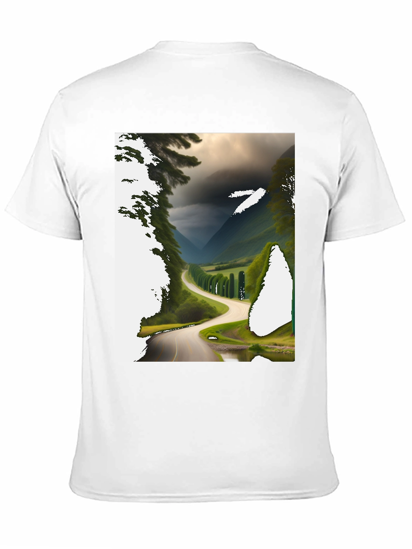 Black Scenic Route Graphic Tee - Black view 11