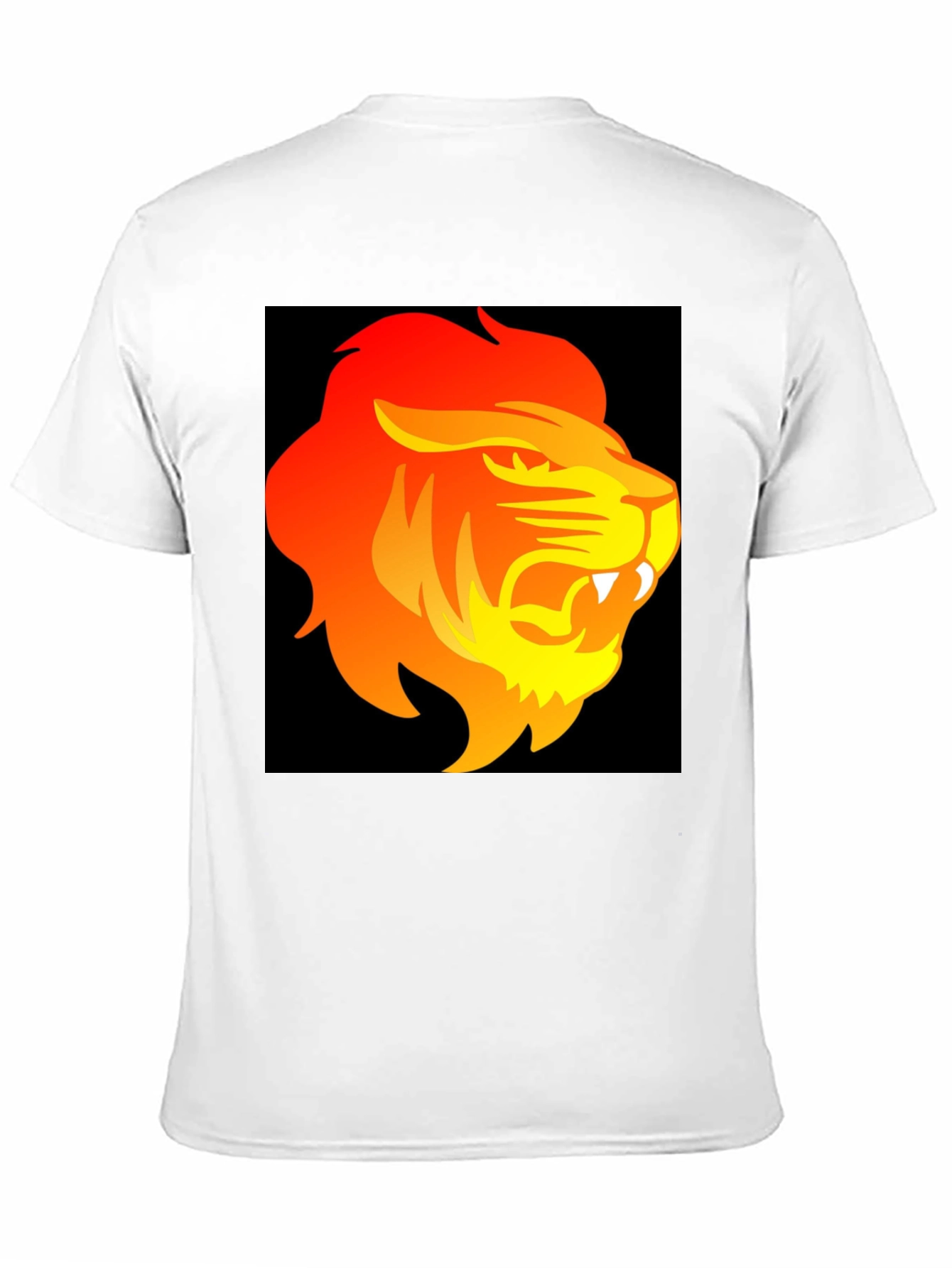 Black Lion Graphic Tee - Fierce Style Black T-Shirt view 11
