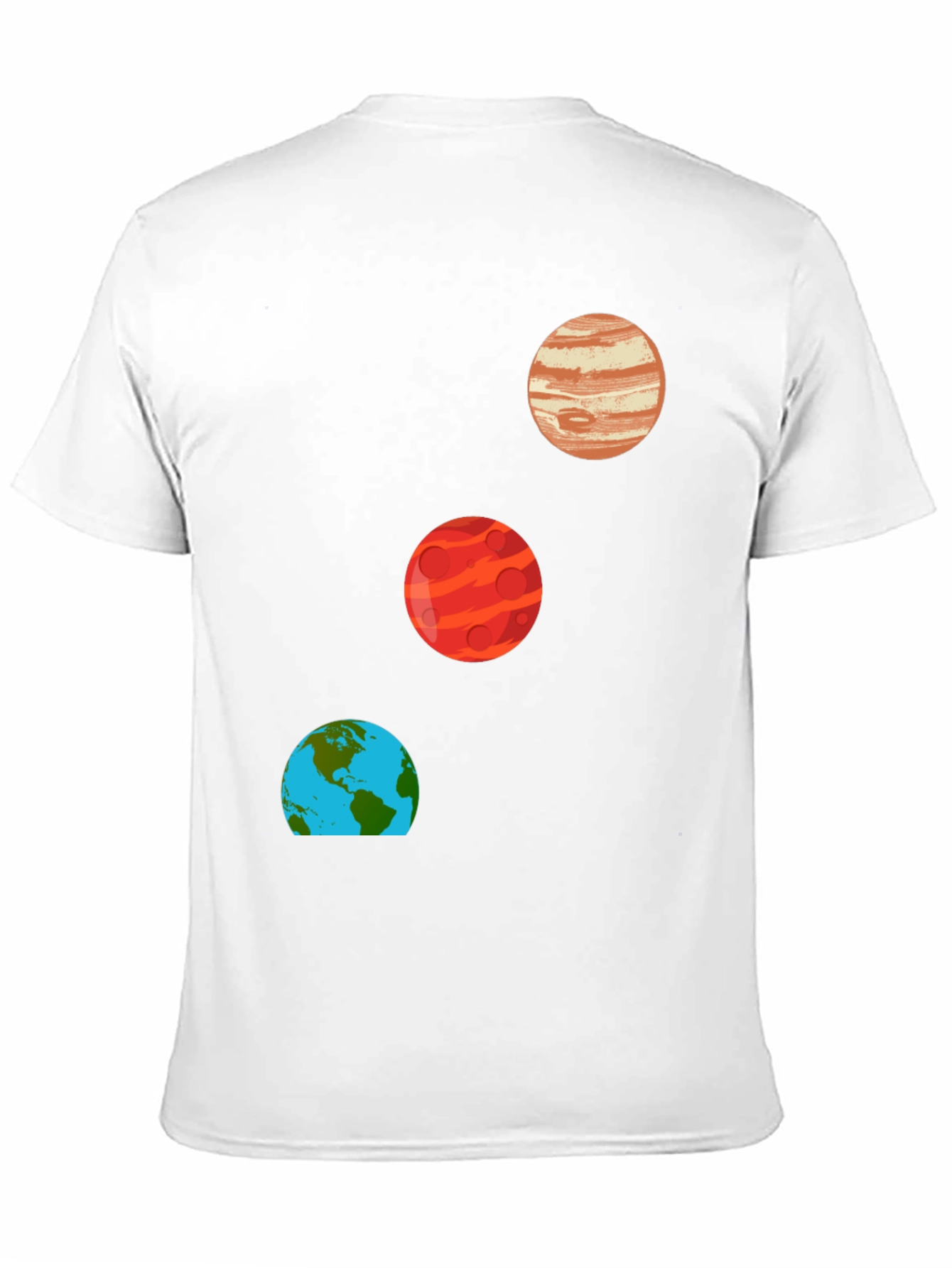 Black Planet T-Shirt - Space Design view 11