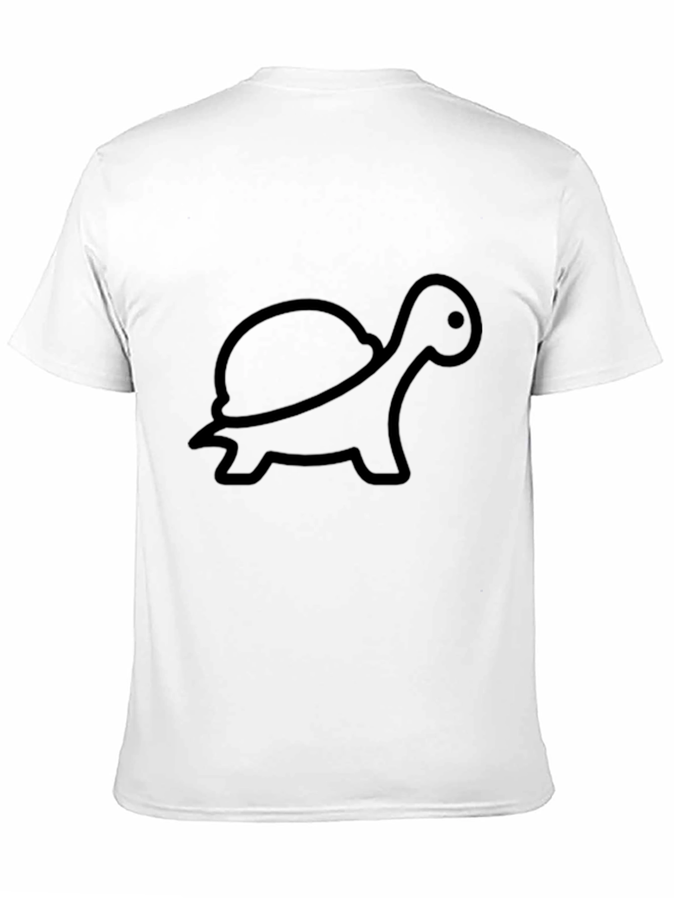 Black Turtle Graphic Tee - Casual Black T-Shirt view 11