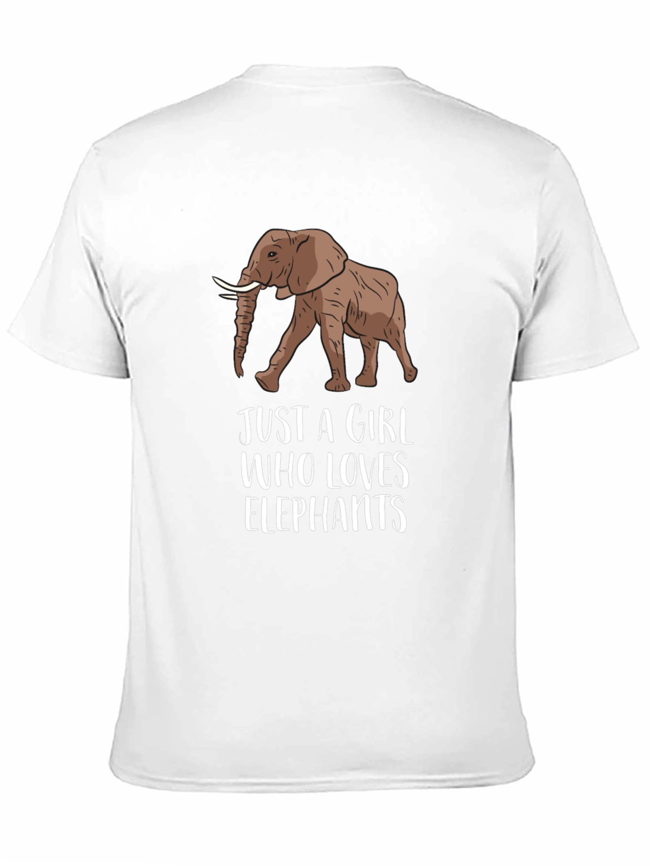 Black Elephant Lover Graphic Tee - Unisex Black T-Shirt view 11