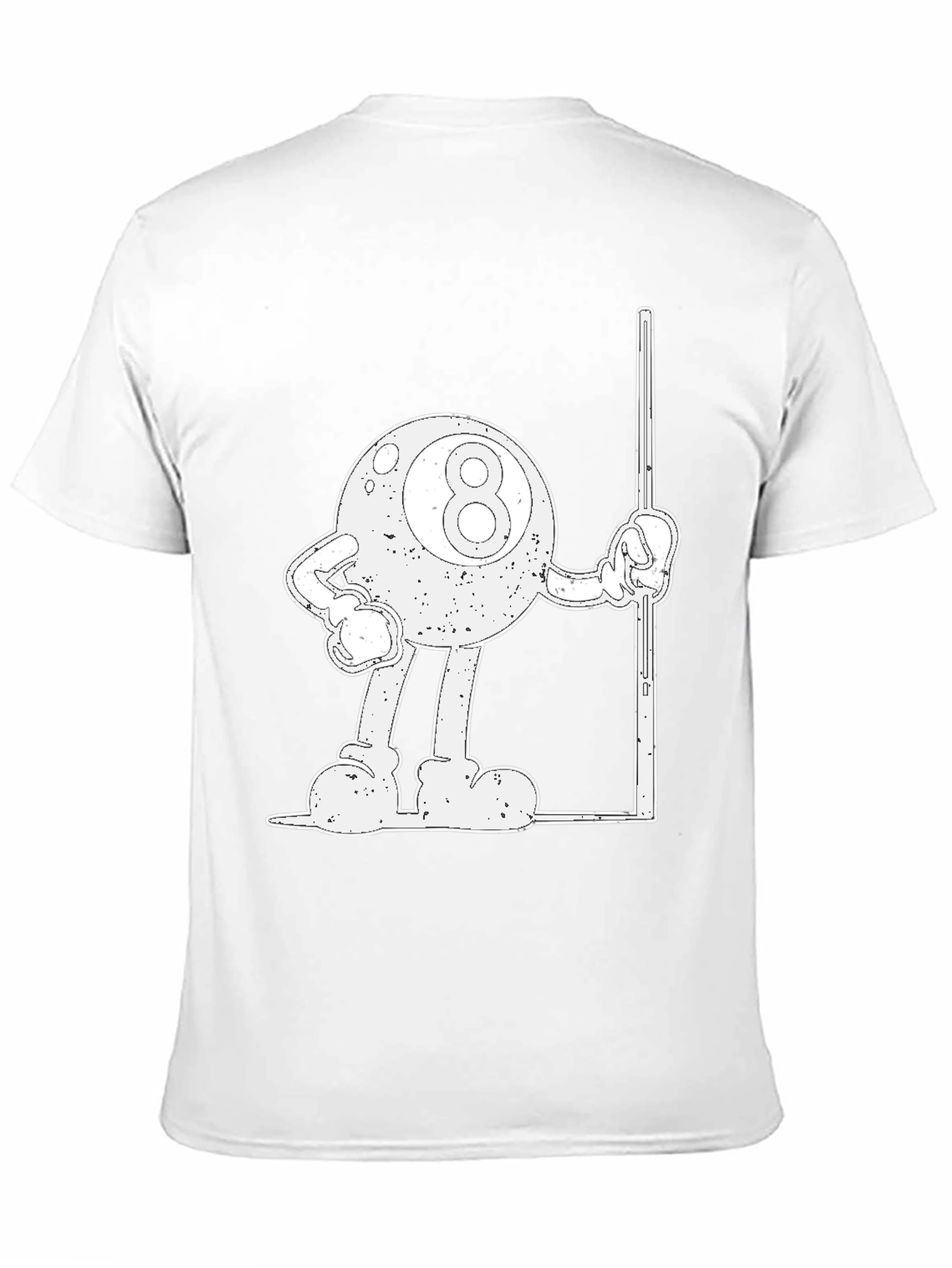 Retro 8 Ball T-Shirt - Black - 11