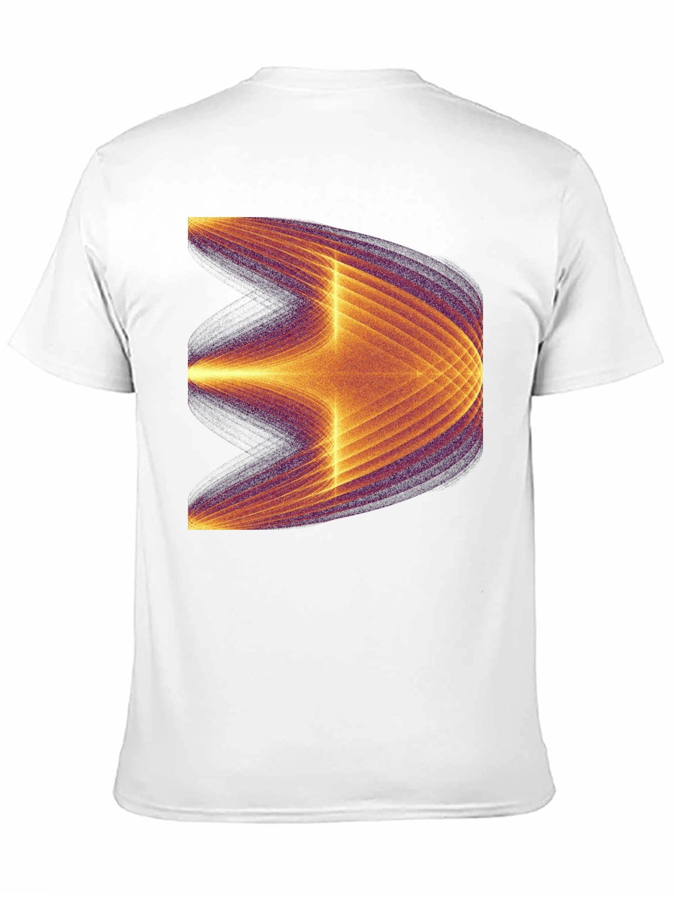 Black Abstract Graphic Tee - Modern Black T-Shirt view 11